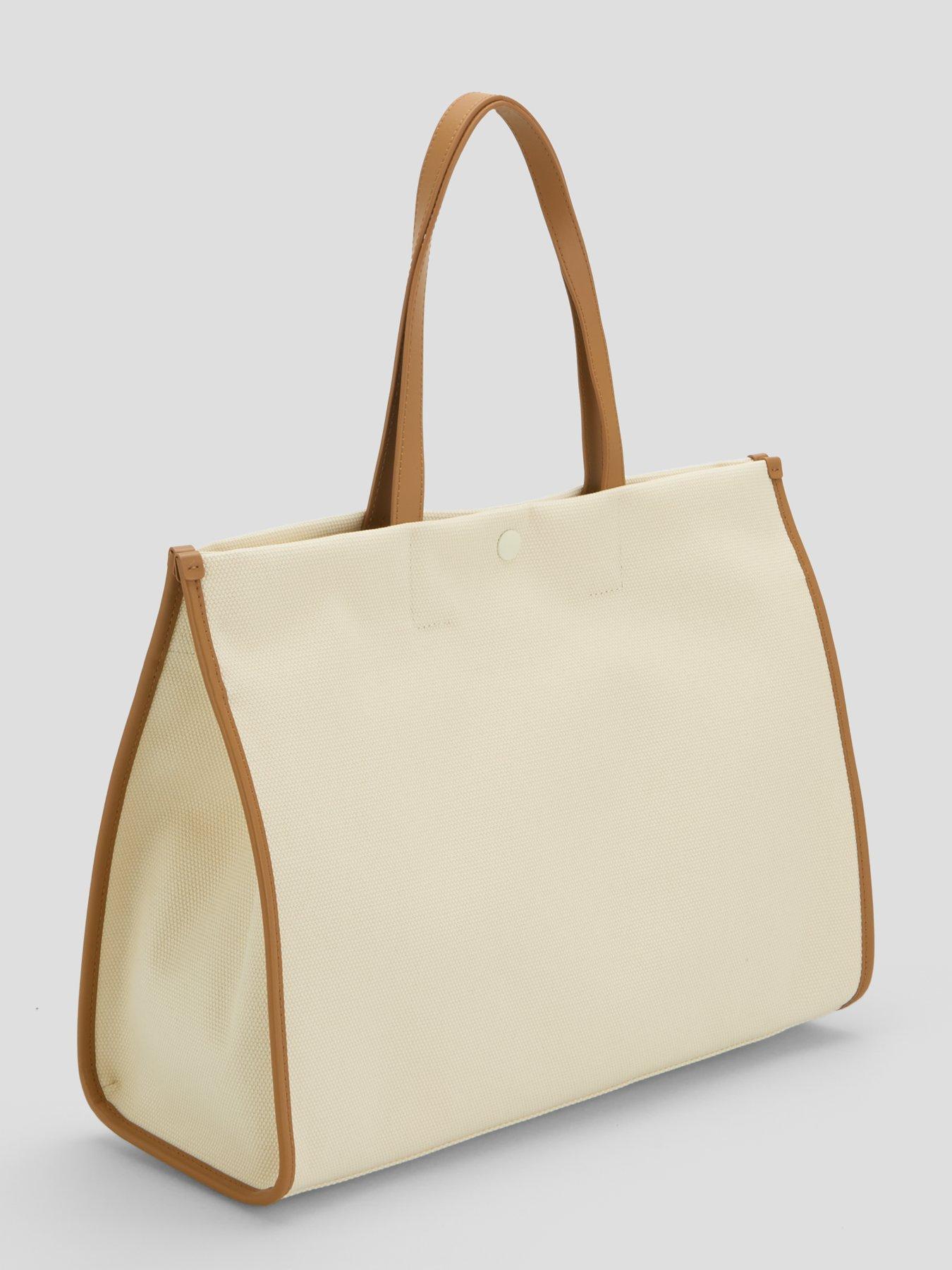 Image 4 of 6 of Lacoste LARGE LOGO CANVAS TOTE
