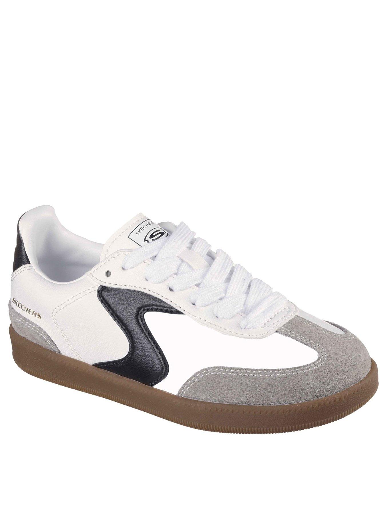 stillFront image of skechers-junior-hotshot-varsity-trainer-white
