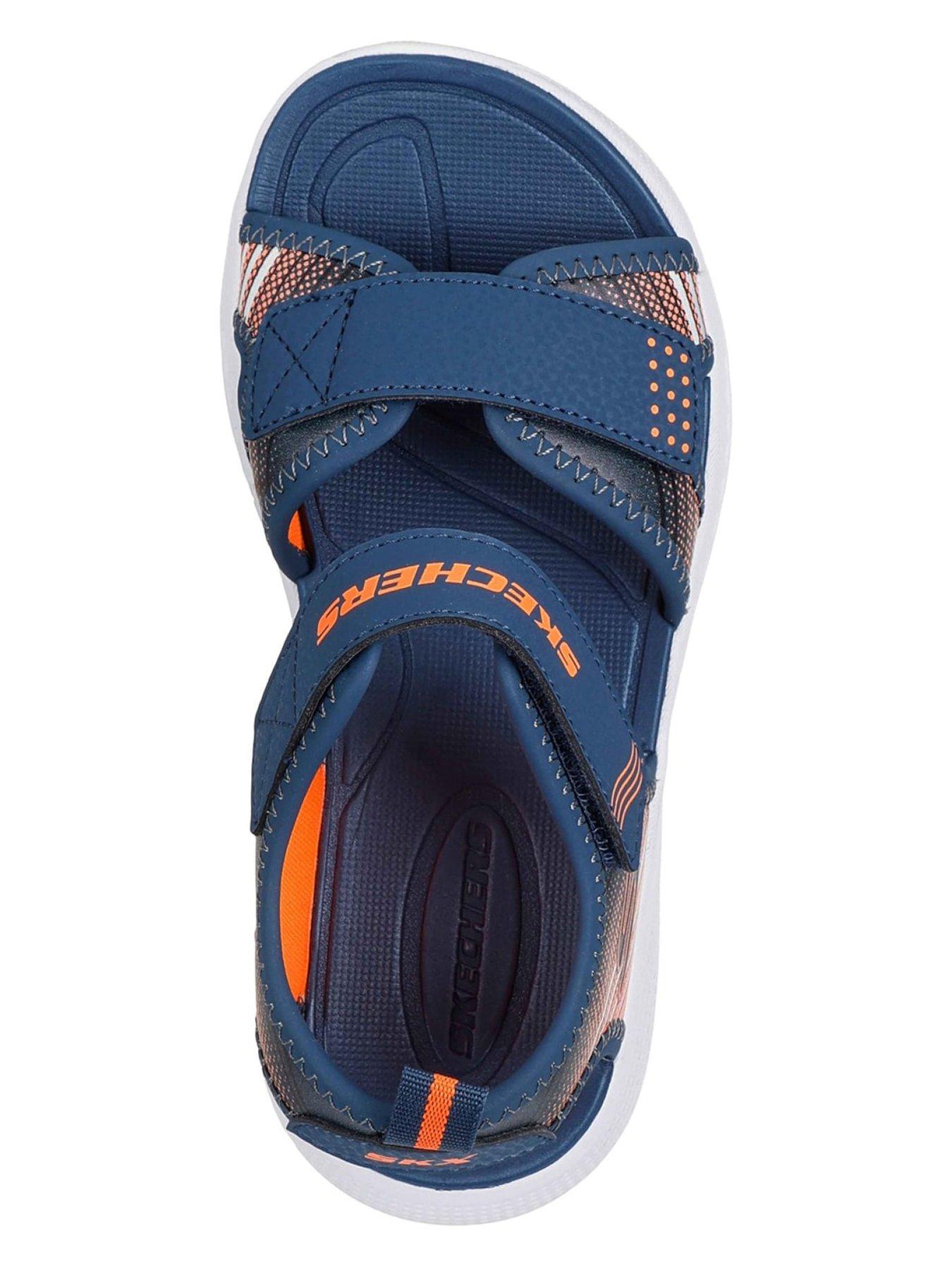  image of skechers-kids-microspec-splash-sandal-navy
