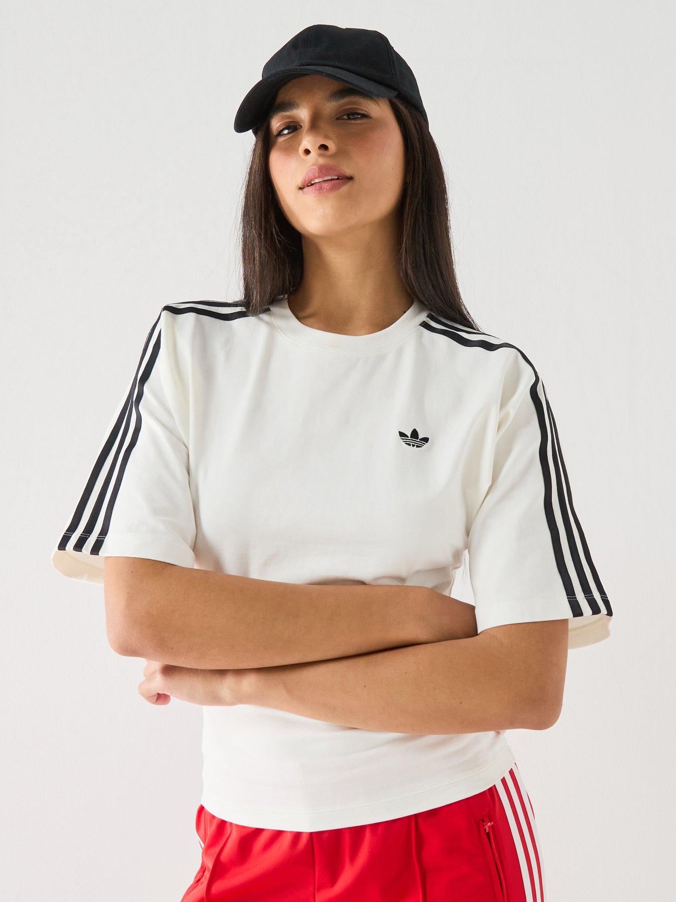 adidas Originals Womens Slim Short Sleeve T-Shirt - White