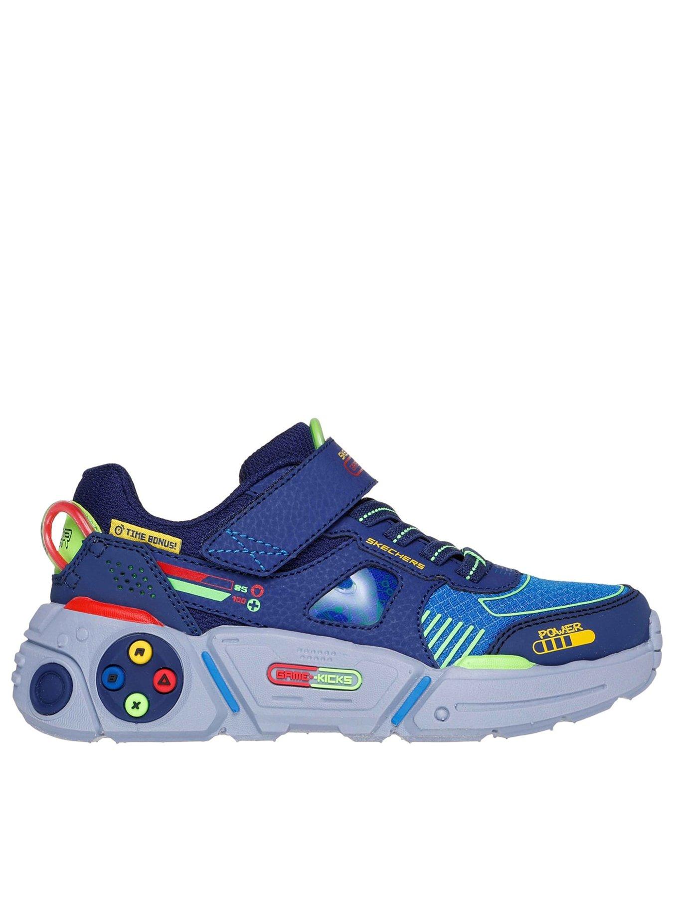 Skechers Kids Game Kicks: Gametronix 2.0 Trainer - Navy