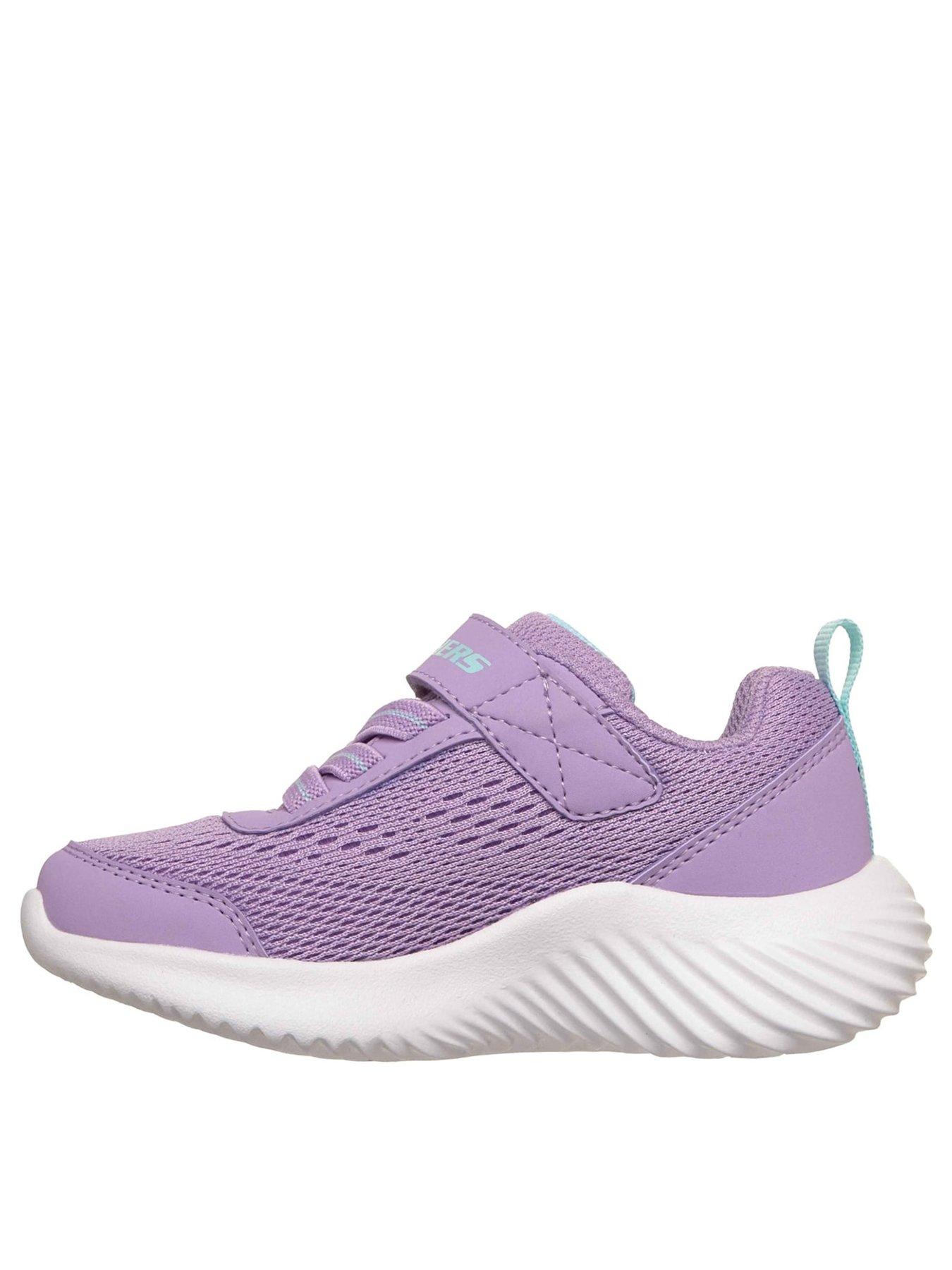  image of skechers-toddler-bounder-trainer-lavender