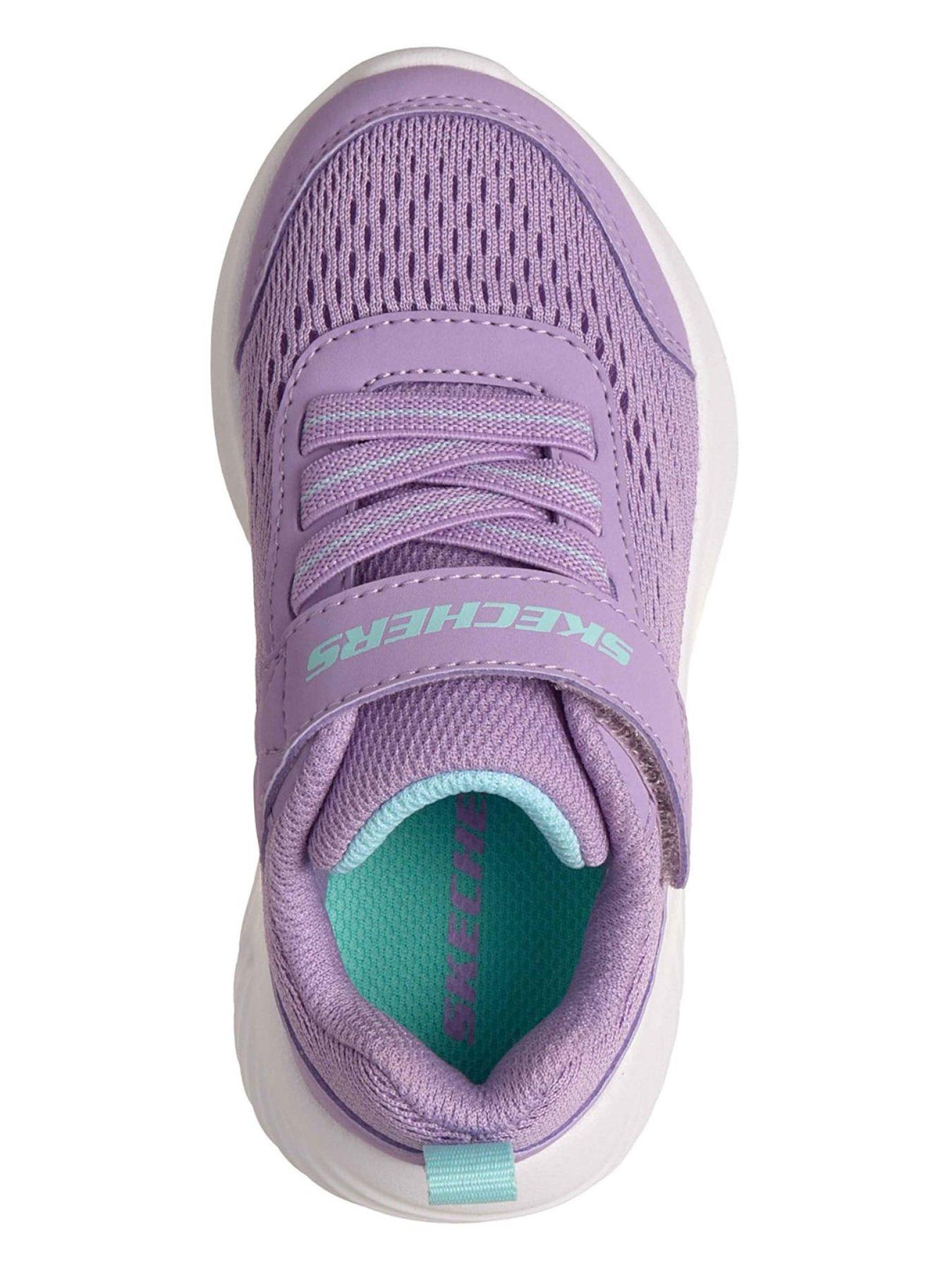  image of skechers-toddler-bounder-trainer-lavender