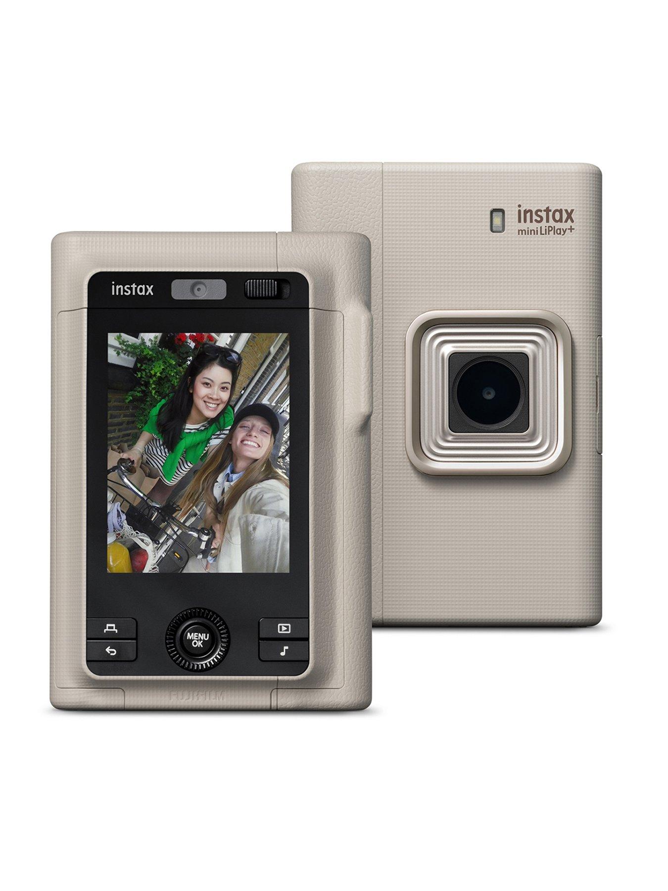  image of fujifilm-instax-fujifilm-instax-mini-liplay-plus-hybrid-instant-camera-biege-20-shot-film-pack-beige