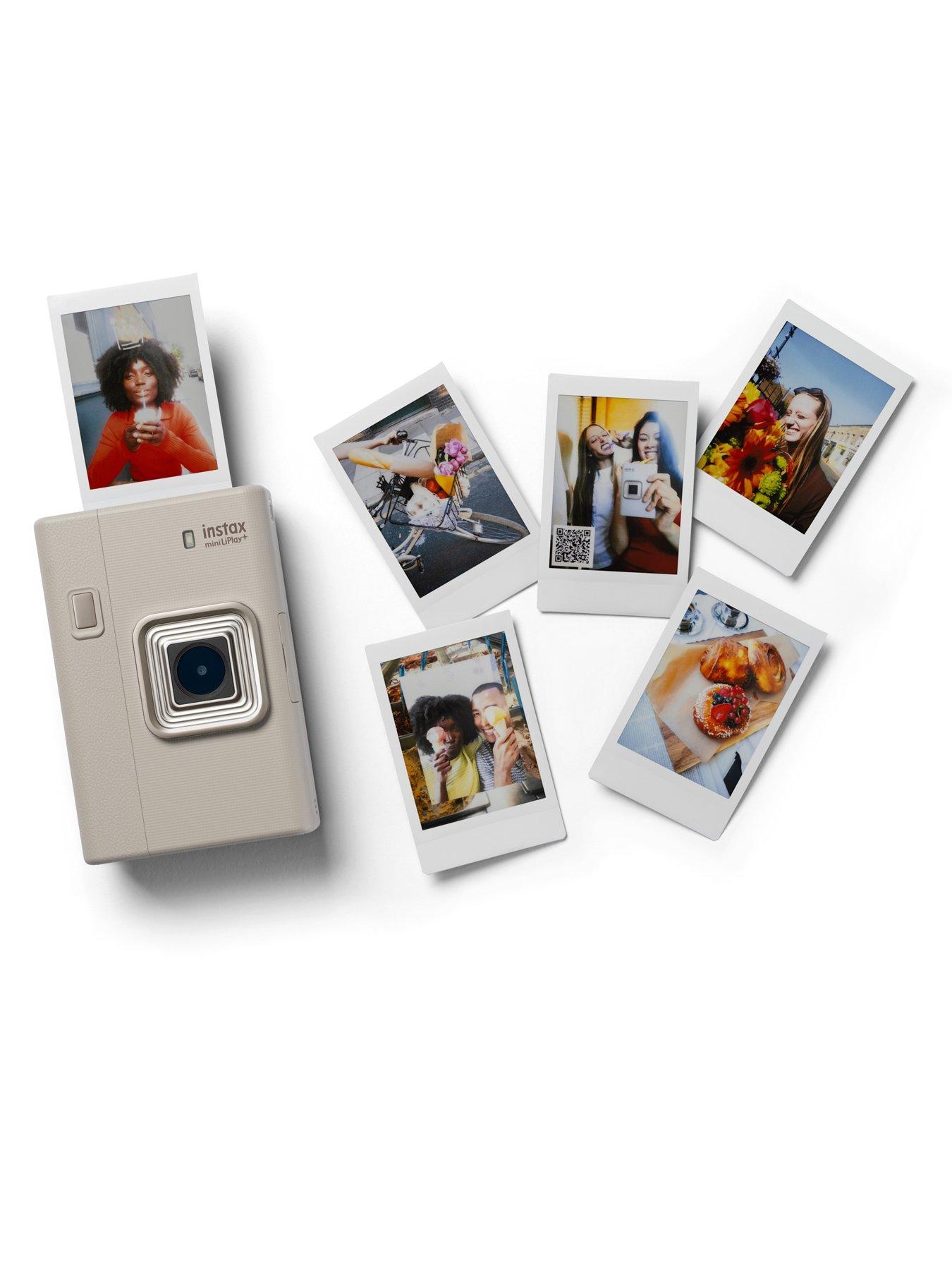  image of fujifilm-instax-fujifilm-instax-mini-liplay-plus-hybrid-instant-camera-biege-20-shot-film-pack-beige