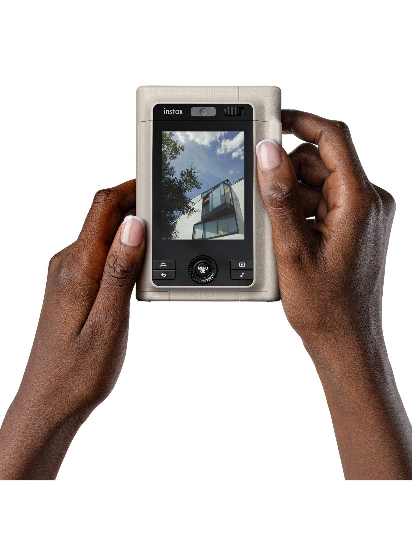  image of fujifilm-instax-fujifilm-instax-mini-liplay-plus-hybrid-instant-camera-biege-20-shot-film-pack-beige