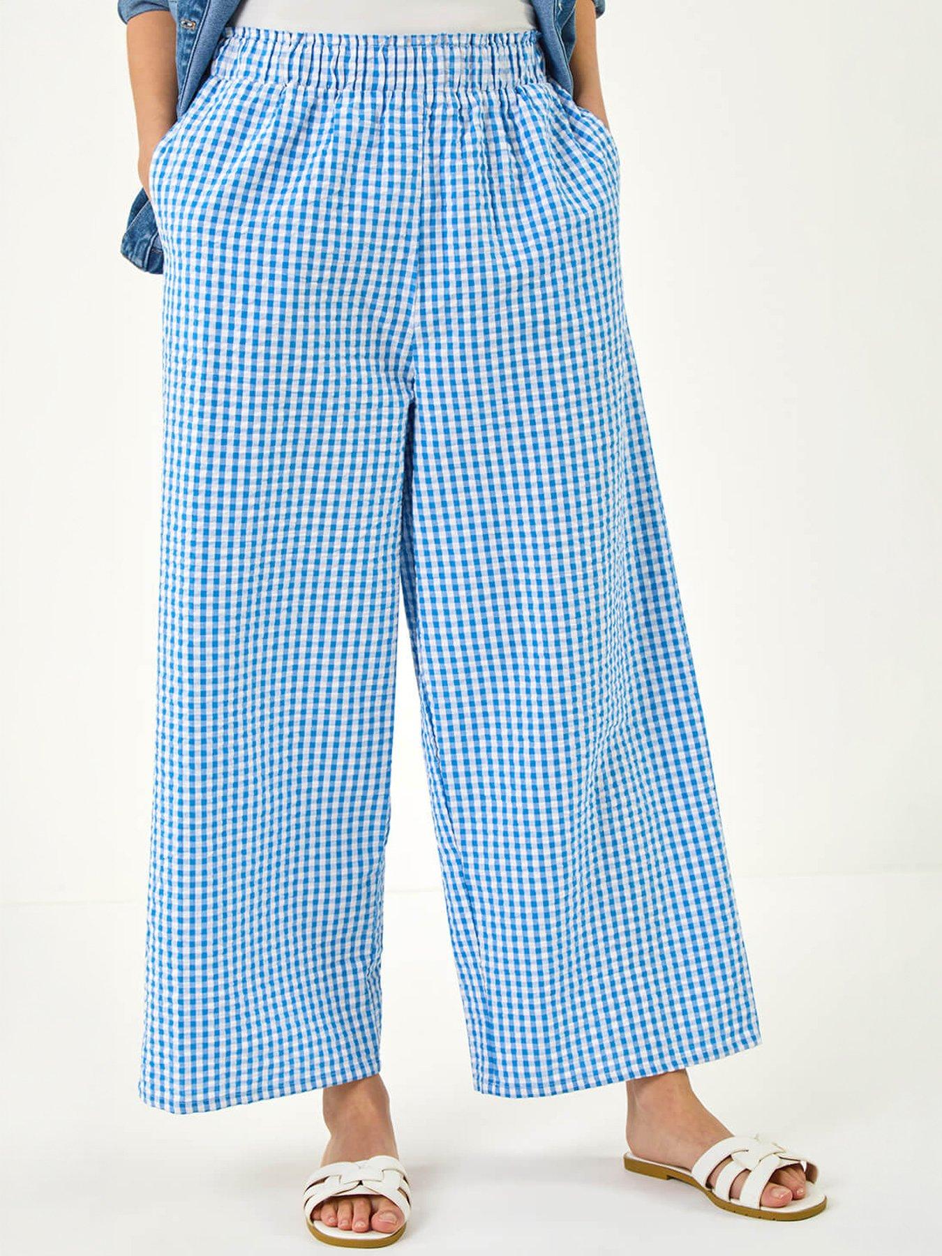  image of roman-dusk-gingham-culottes