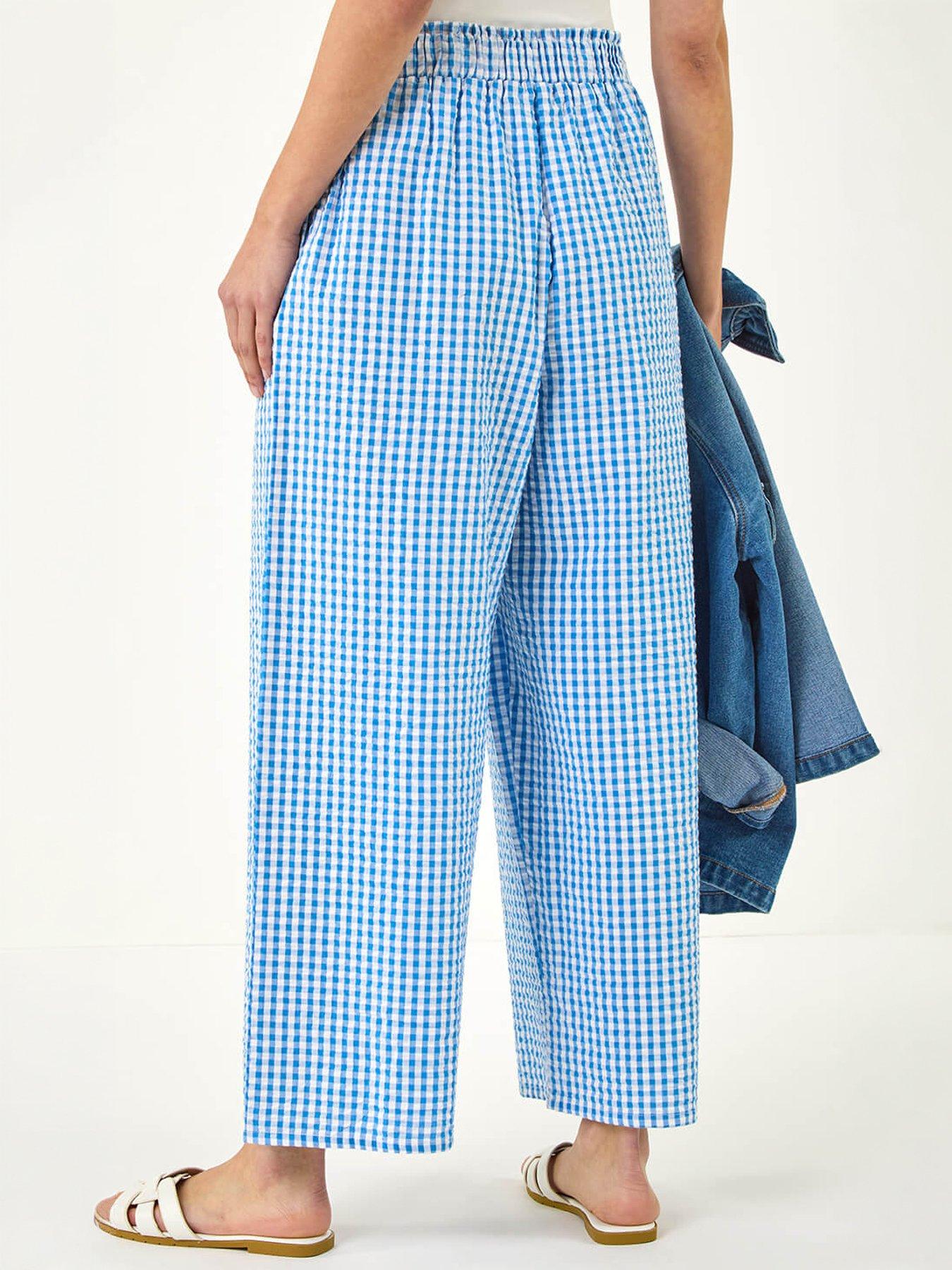  image of roman-dusk-gingham-culottes