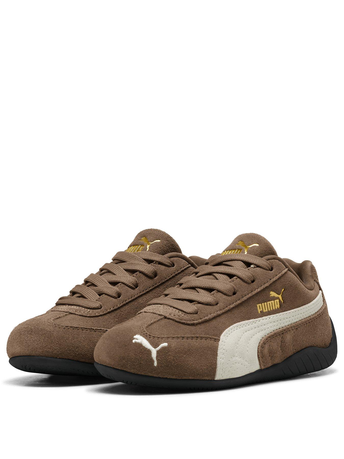 stillFront image of puma-kids-speedcat-og-ps-trainers-brown