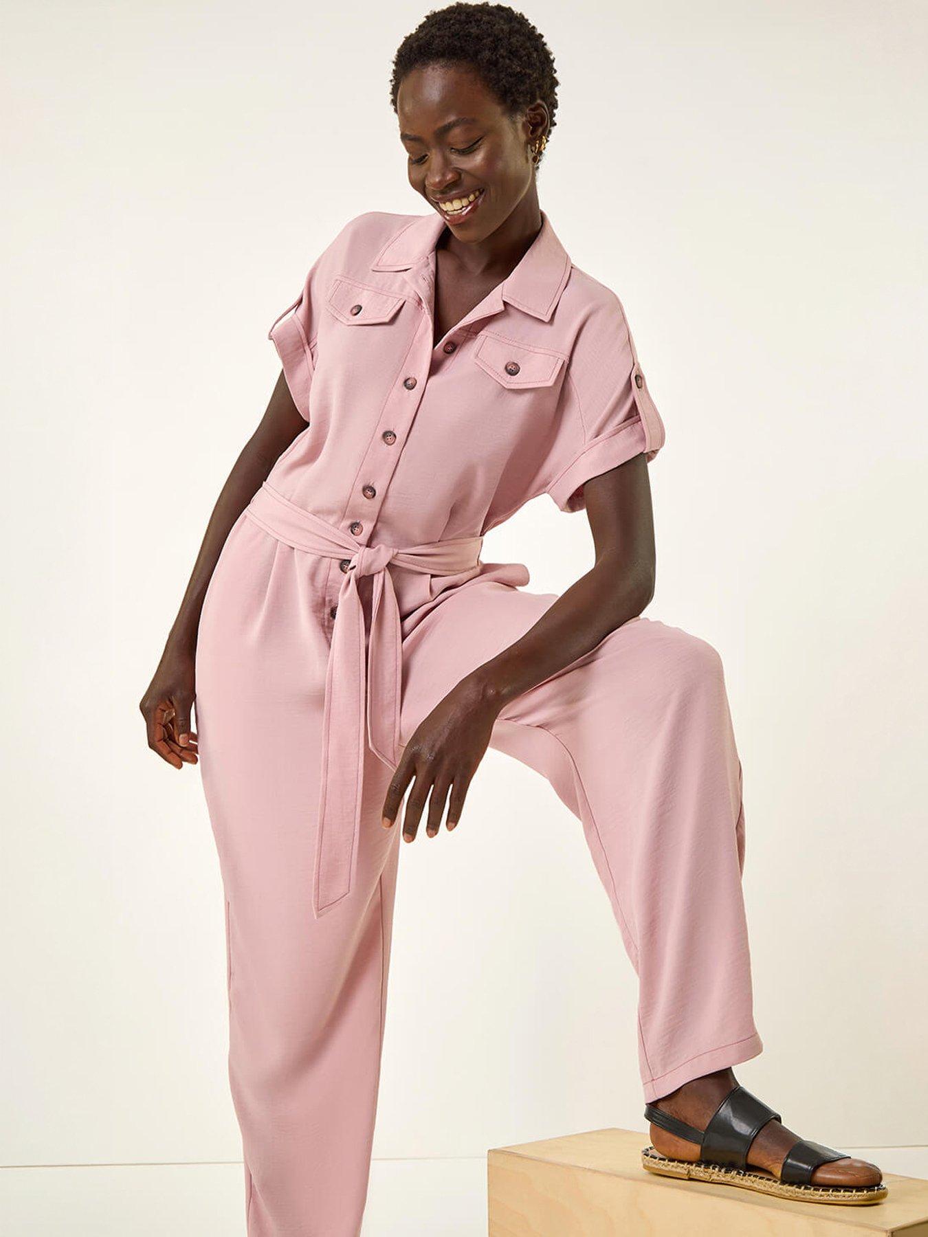 Roman Utility Buttoned Jumpsuit