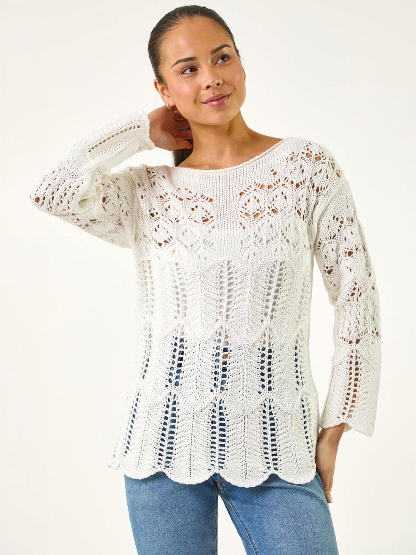  image of roman-petite-chevron-knit-jumper