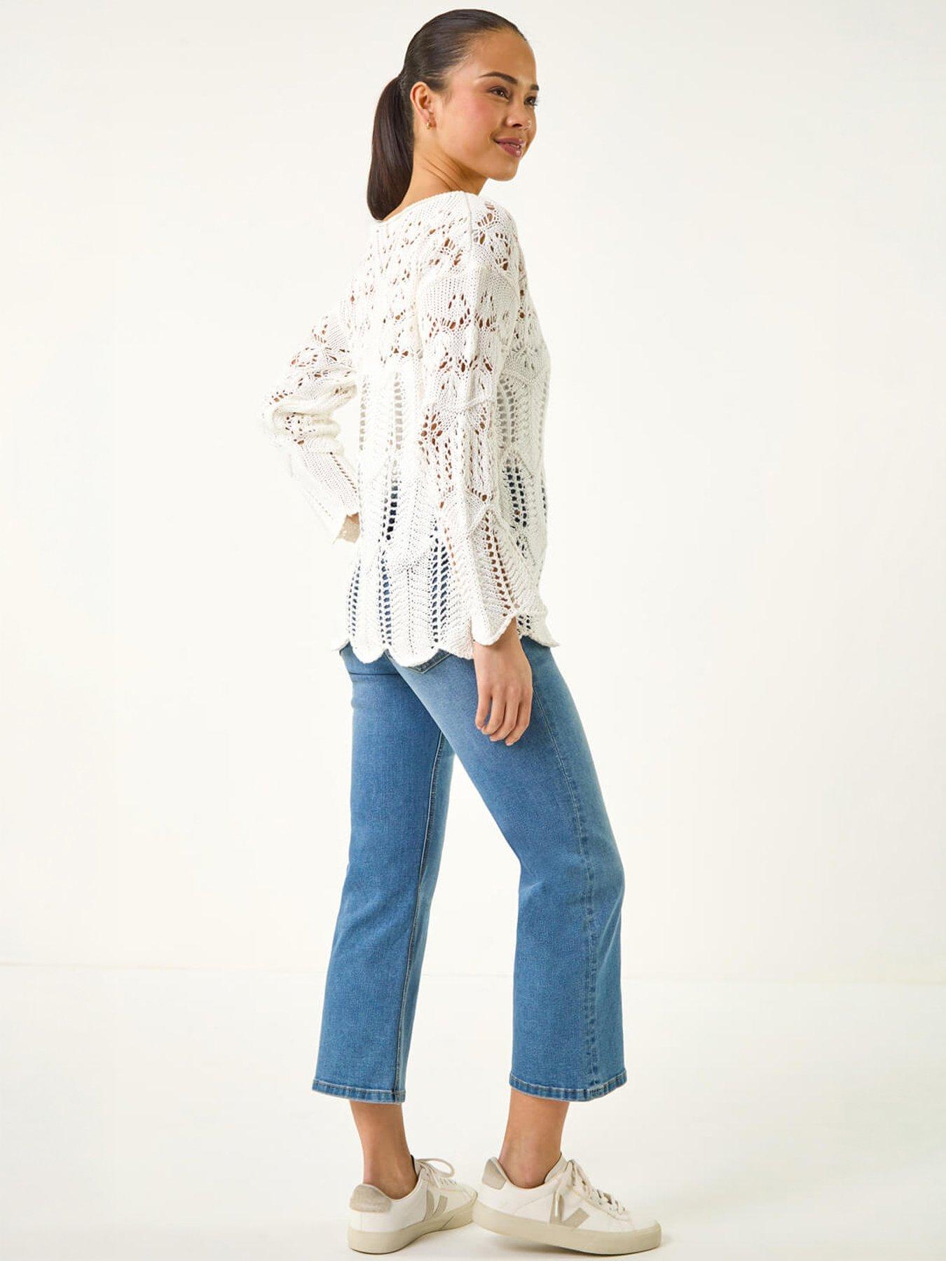  image of roman-petite-chevron-knit-jumper