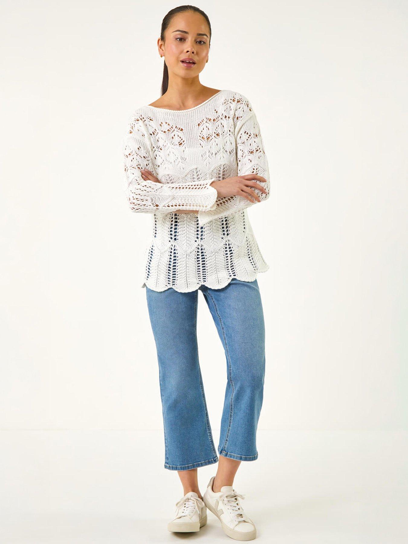  image of roman-petite-chevron-knit-jumper