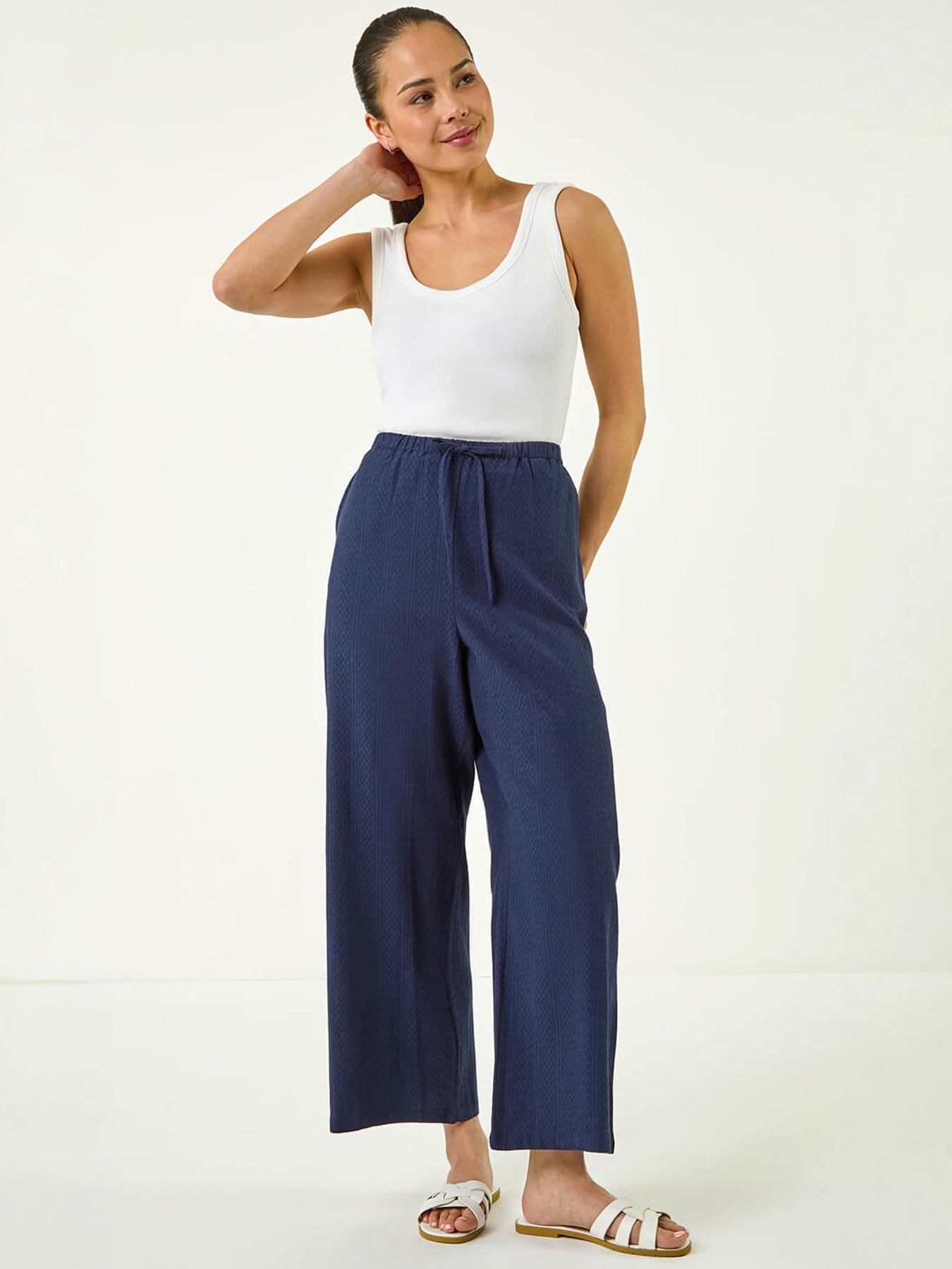 Image 5 of 5 of Roman Petite Textured Pocket Trouser