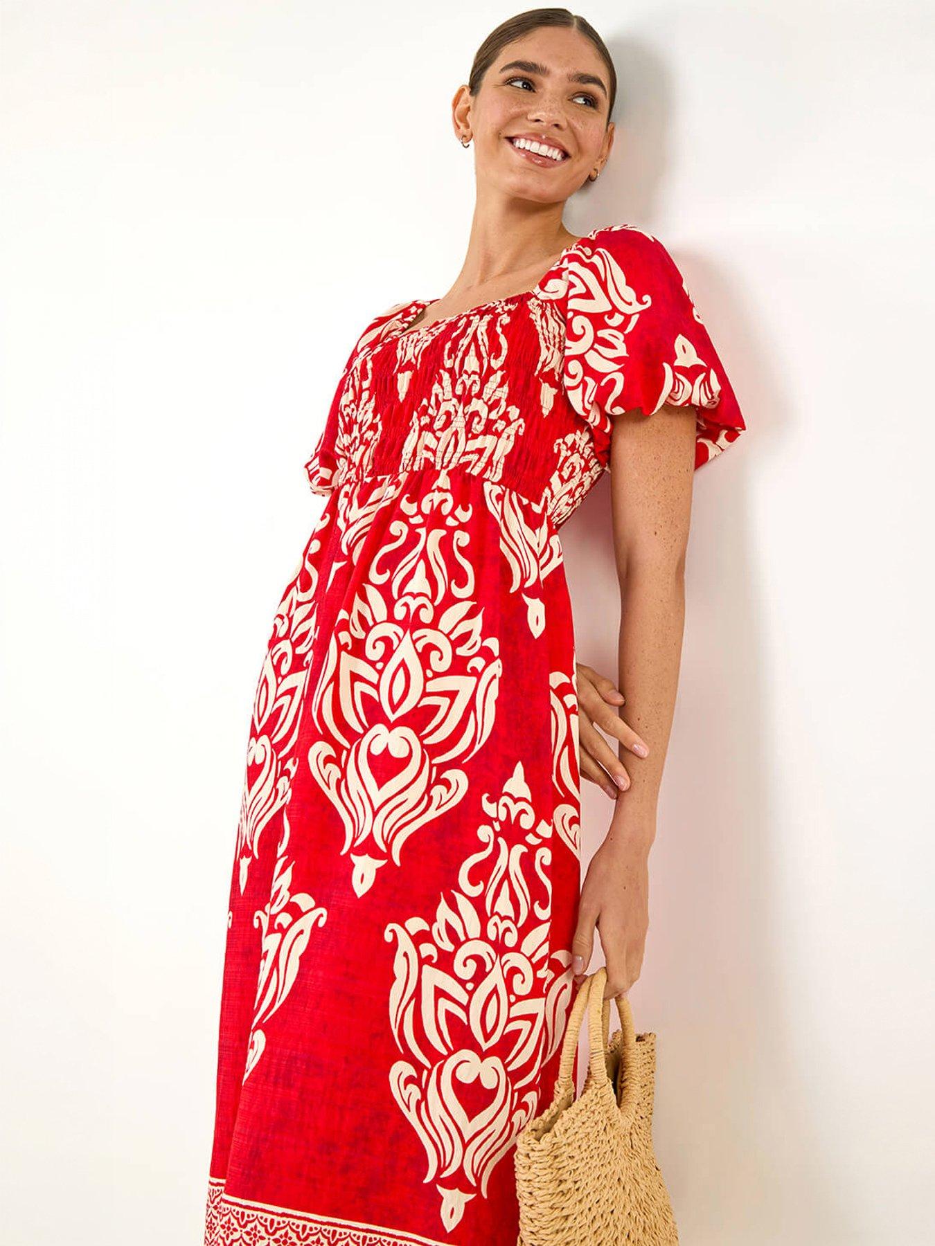  image of roman-puff-sleeve-midi-dress