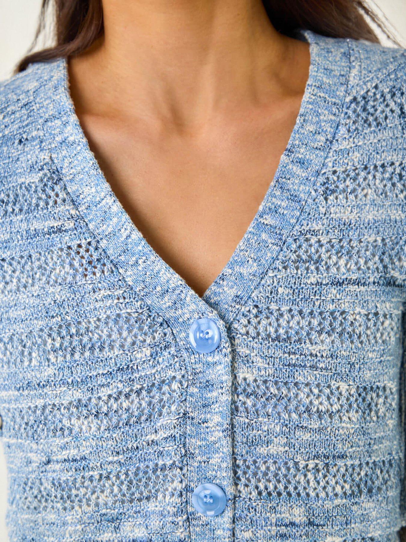  image of roman-petite-space-dye-knit-cardigan