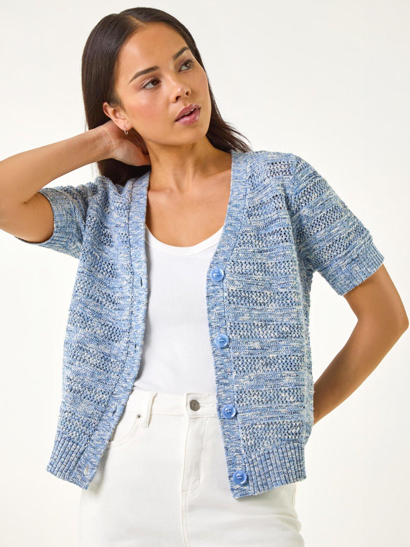  image of roman-petite-space-dye-knit-cardigan