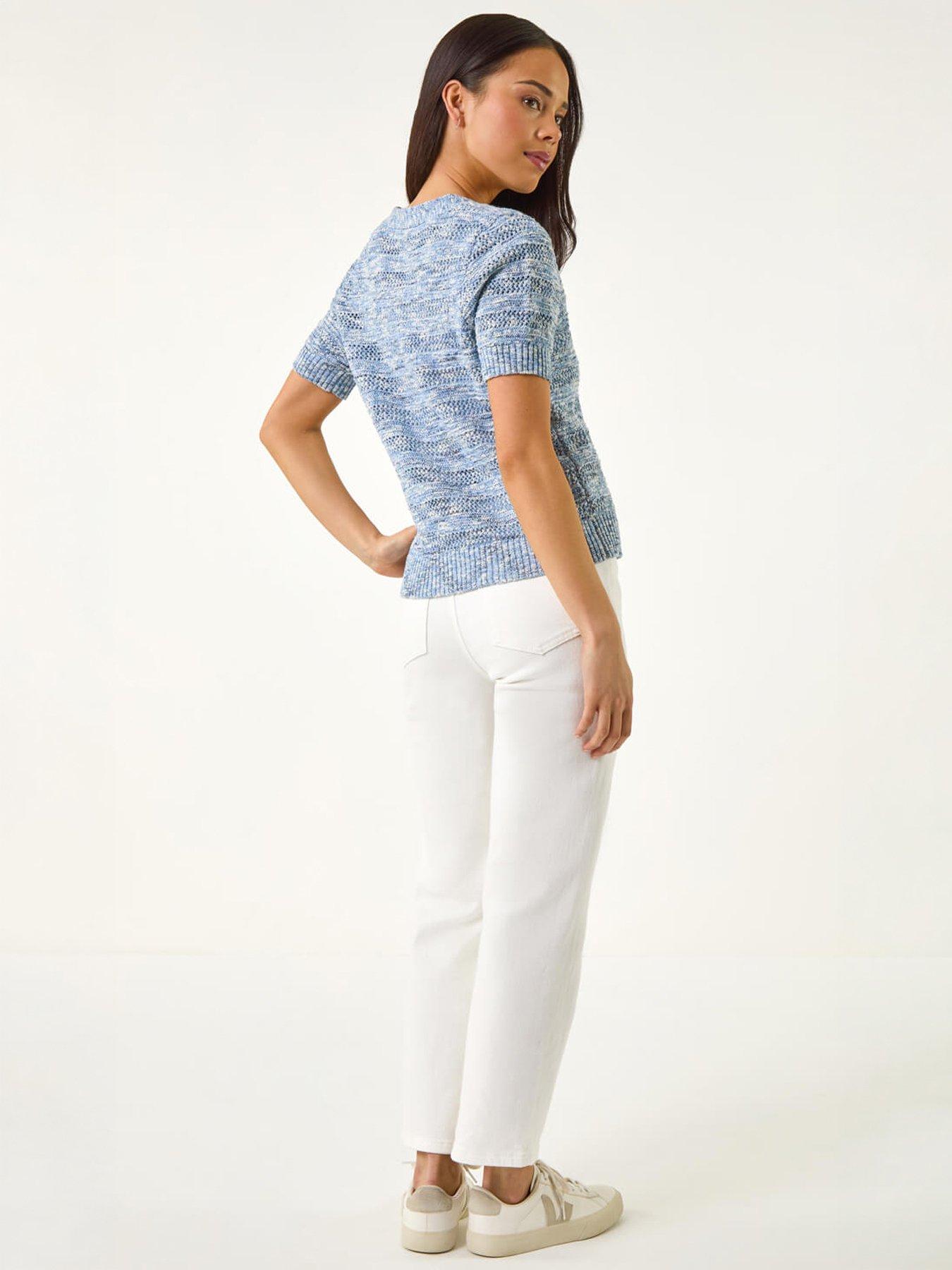  image of roman-petite-space-dye-knit-cardigan
