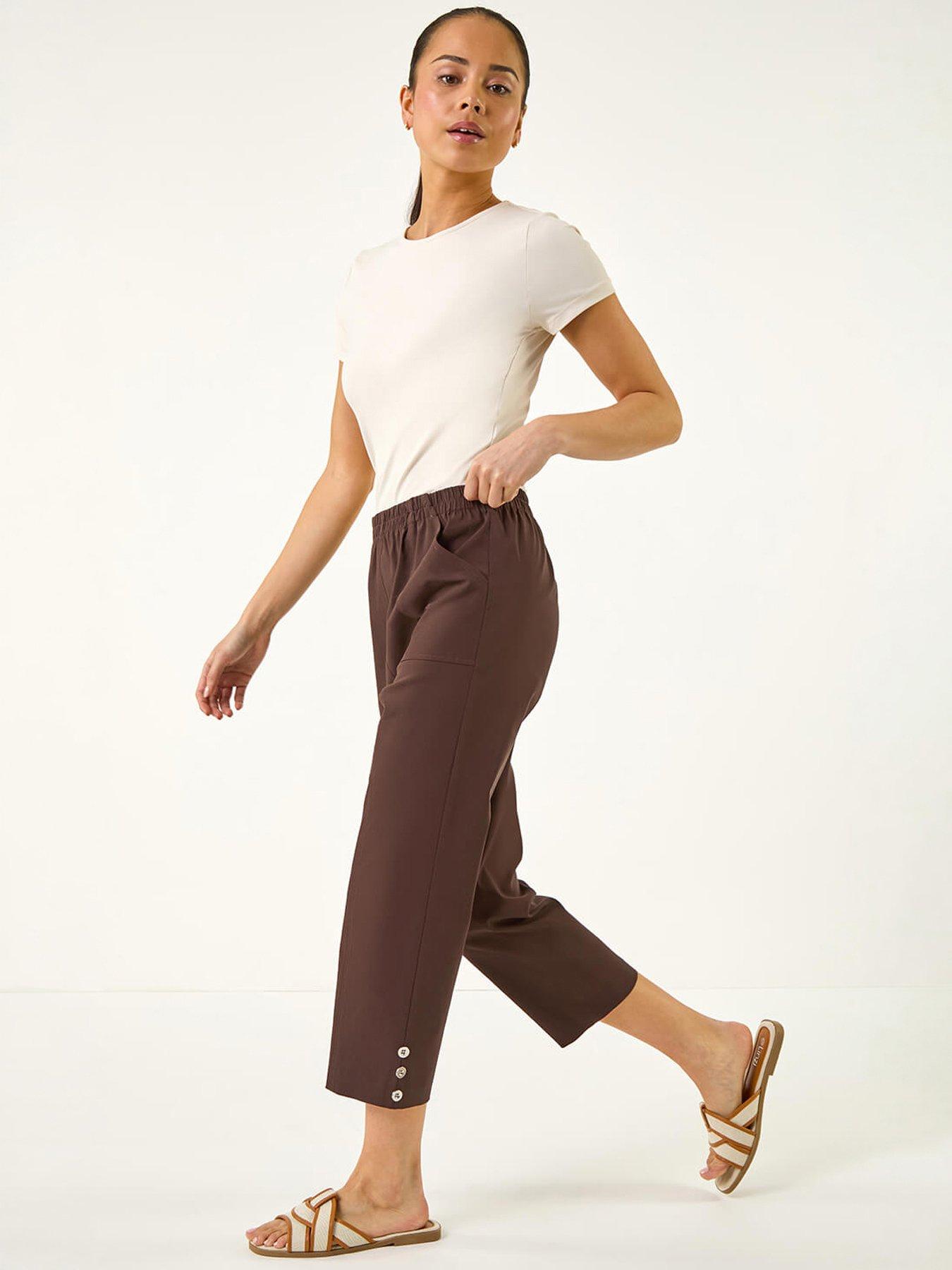Image 1 of 5 of Roman Petite Bengaline Cropped Trouser