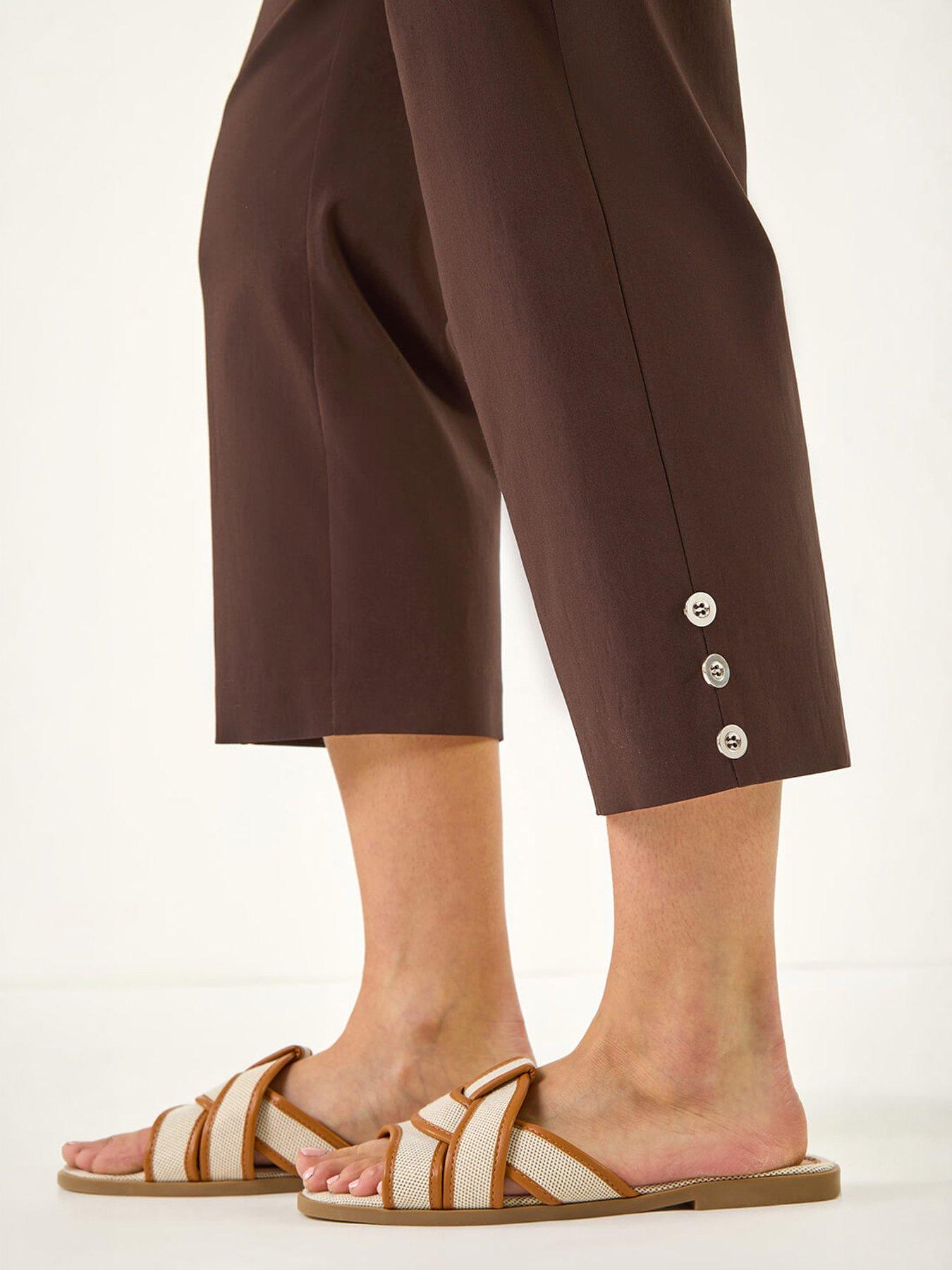 Image 2 of 5 of Roman Petite Bengaline Cropped Trouser