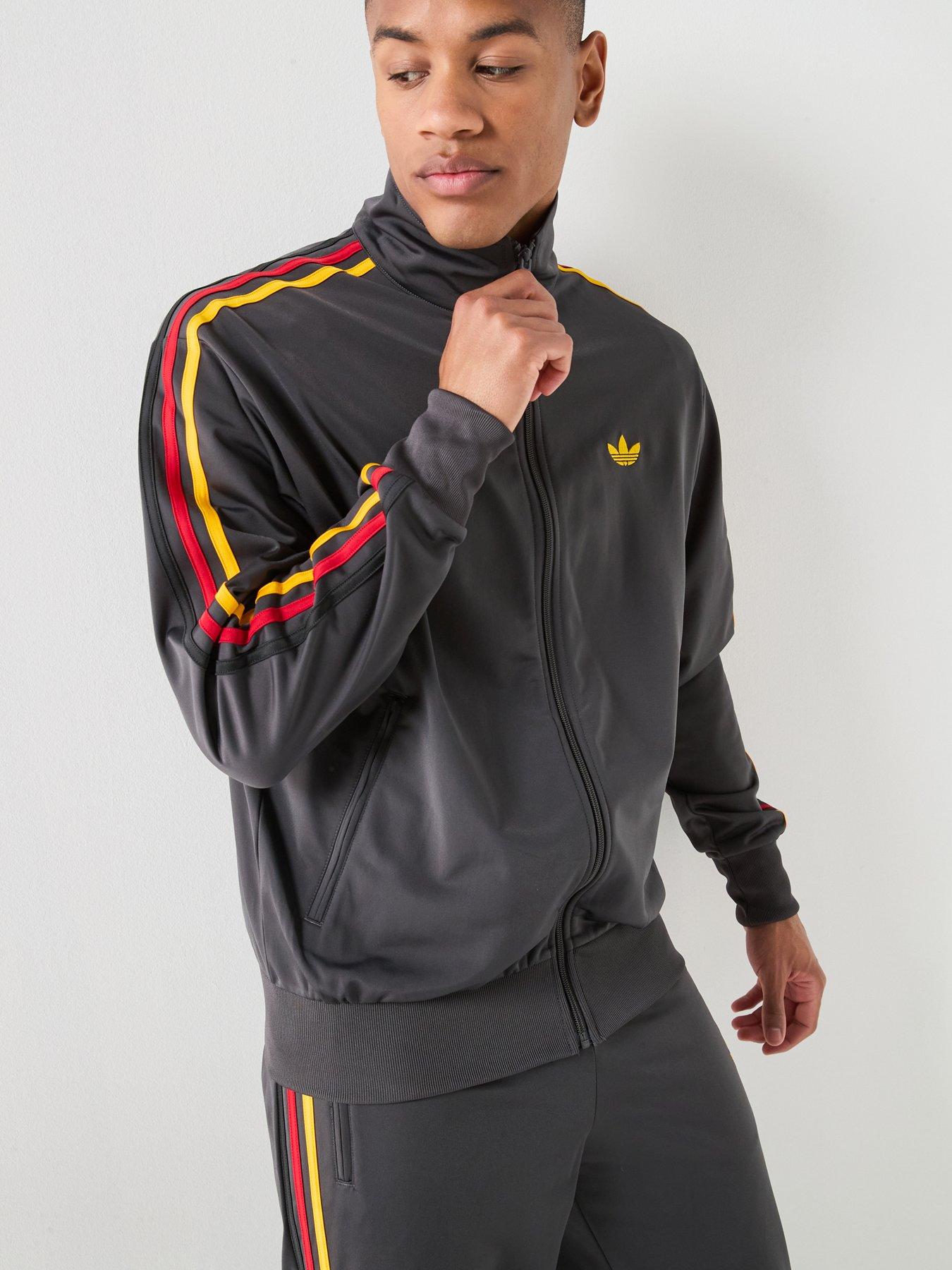 Image 1 of 6 of adidas Originals Mens Firebird Tracksuit Top - Black