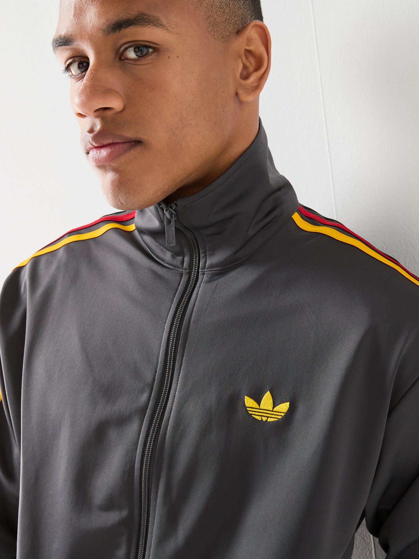 Image 4 of 6 of adidas Originals Mens Firebird Tracksuit Top - Black