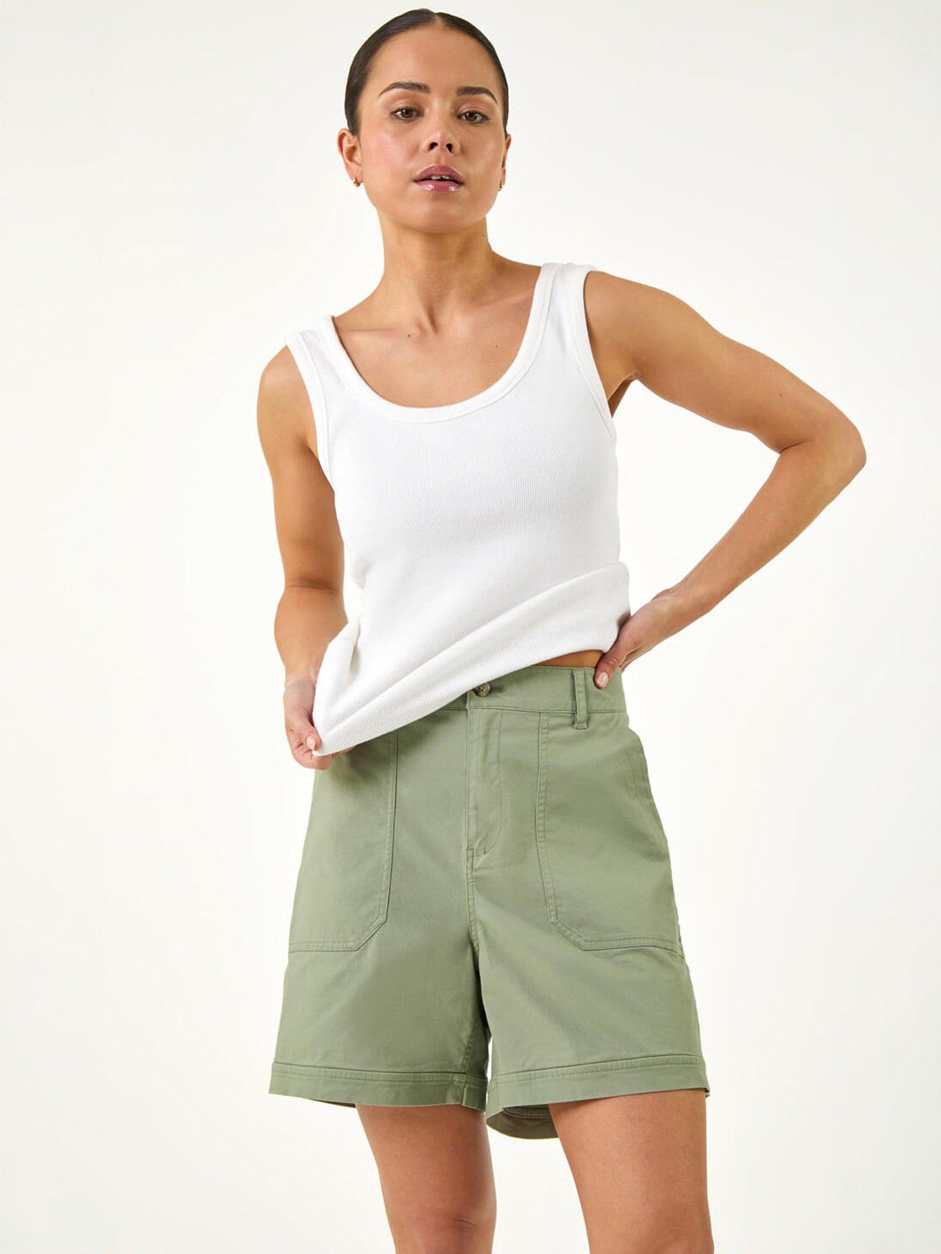Roman Petite Cotton Chino Shorts