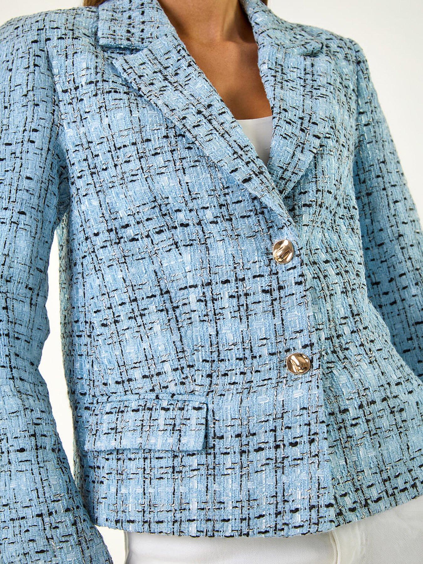 Image 2 of 5 of Roman Buttoned Boucle Jacket