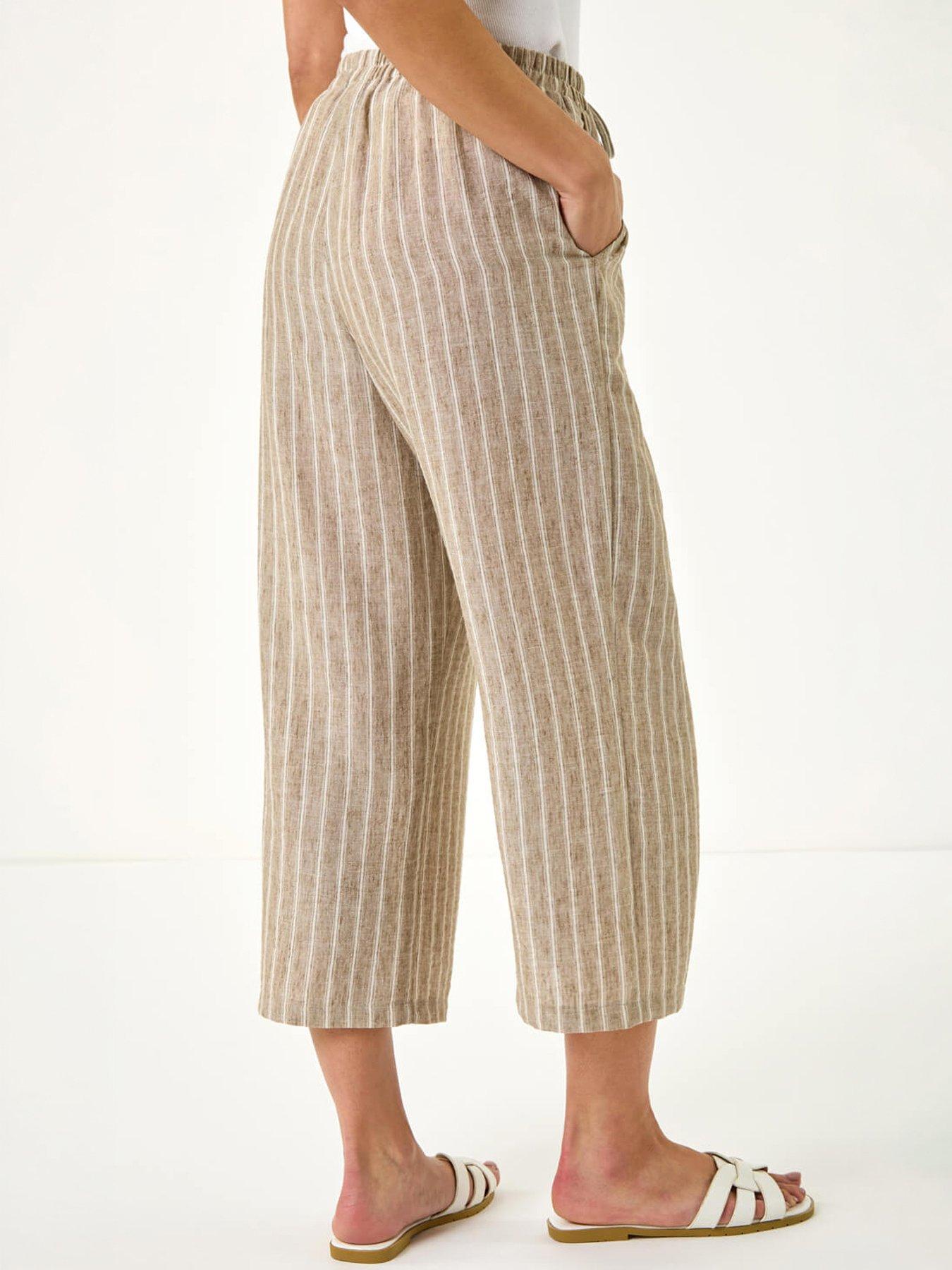 Image 4 of 5 of Roman Petite Stripe Trouser