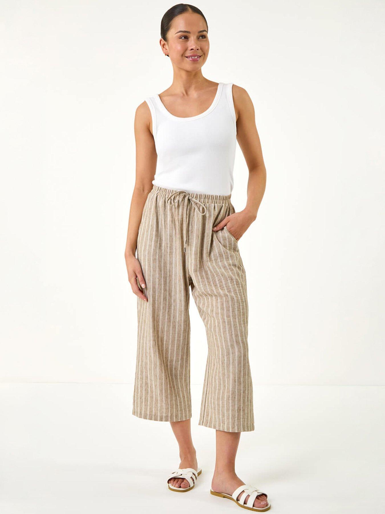 Image 5 of 5 of Roman Petite Stripe Trouser