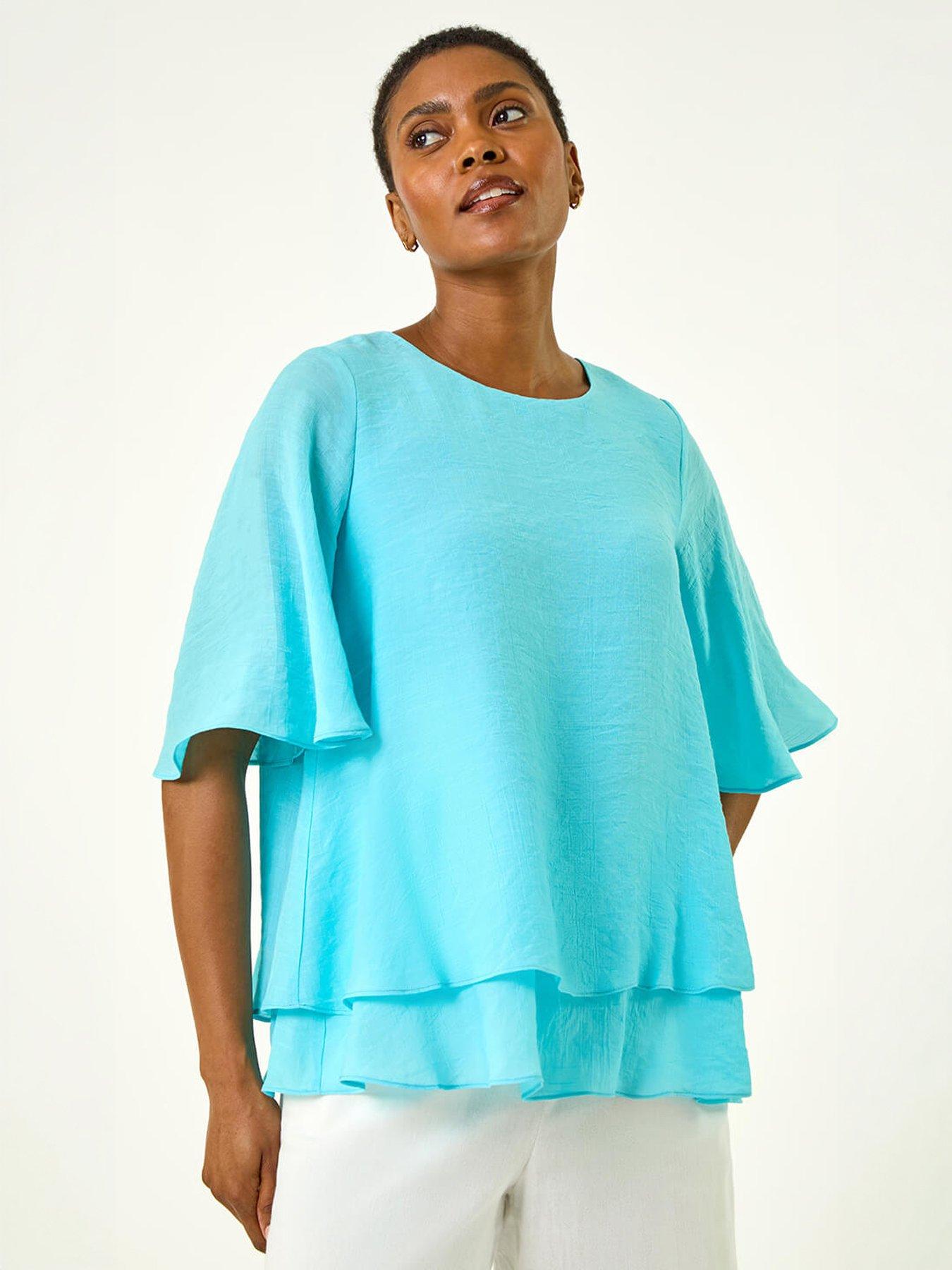 Image 3 of 5 of Roman Double Layered Tunic Top
