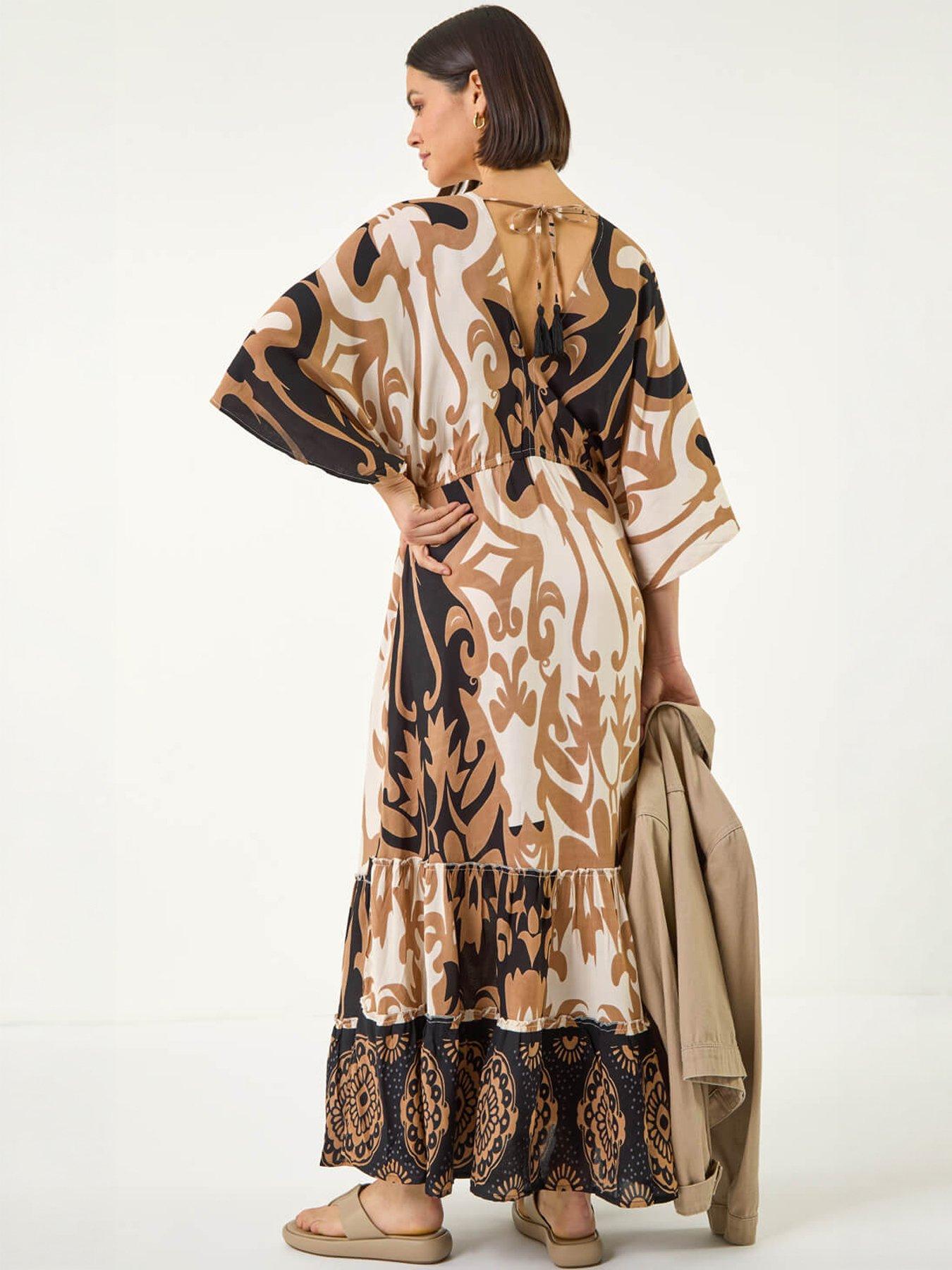  image of roman-boho-border-print-maxi-dress