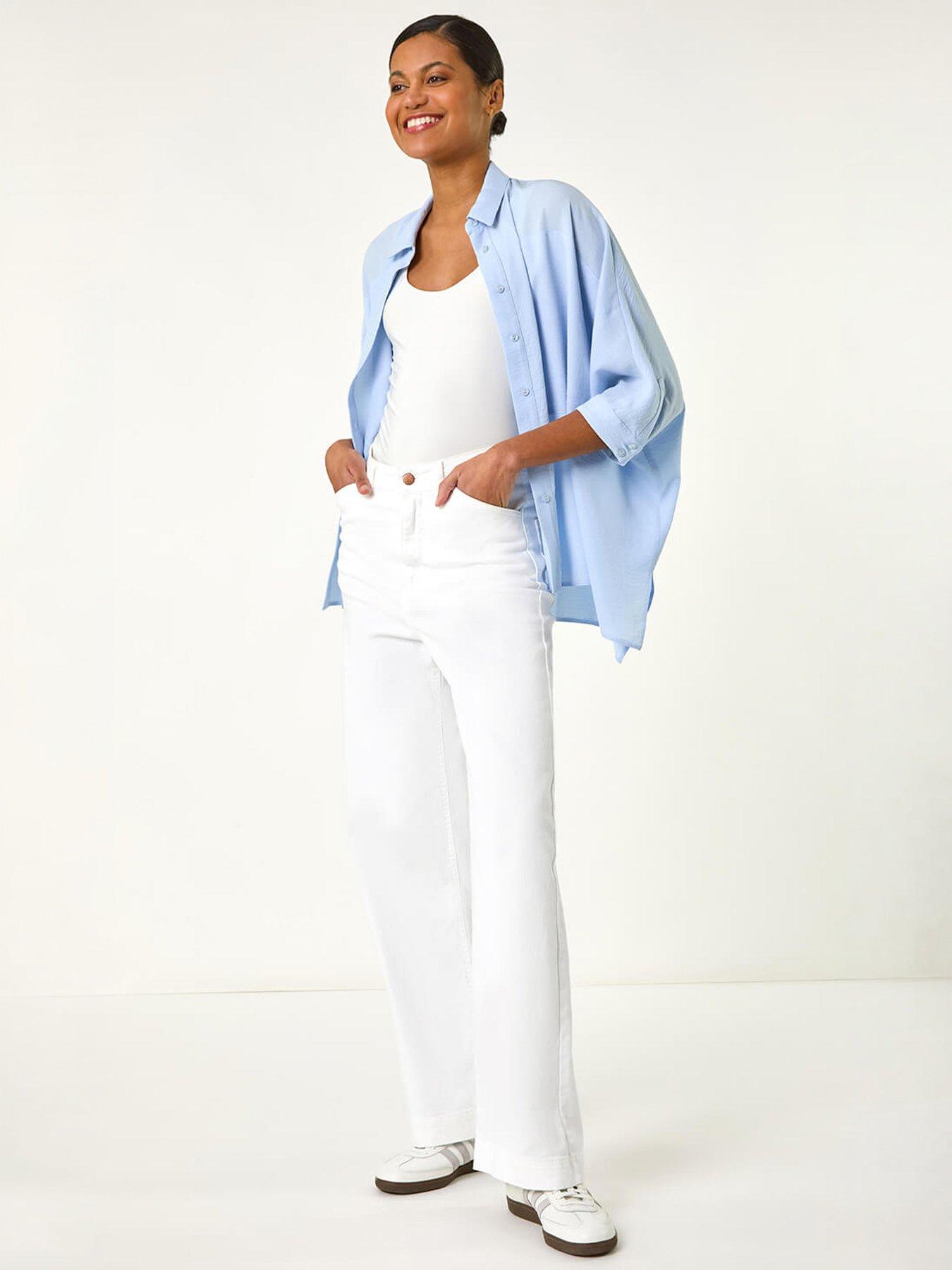 Image 5 of 5 of Roman Boxy Relaxed Blouse