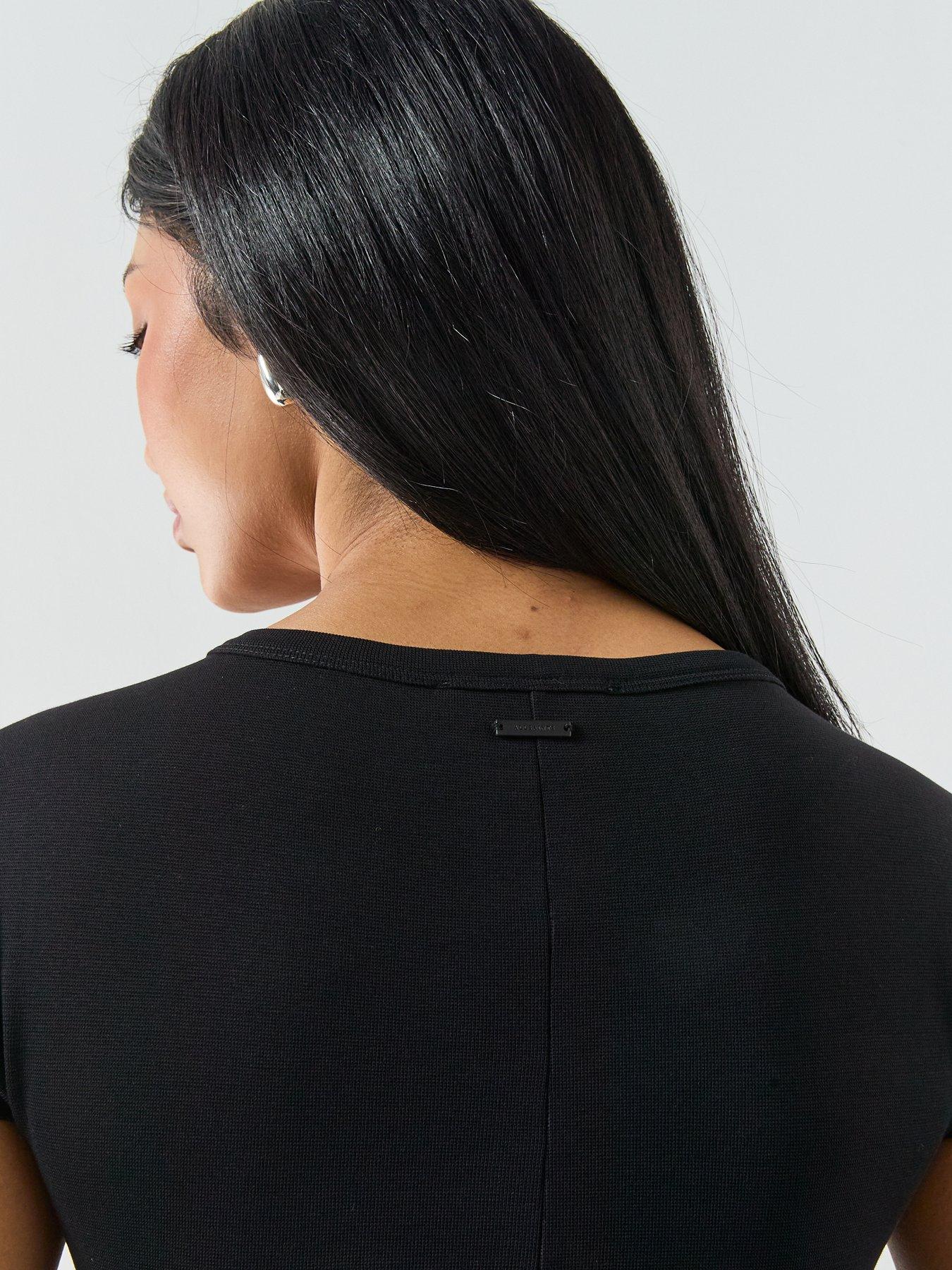 Image 5 of 6 of AllSaints Katarina Dress - Black