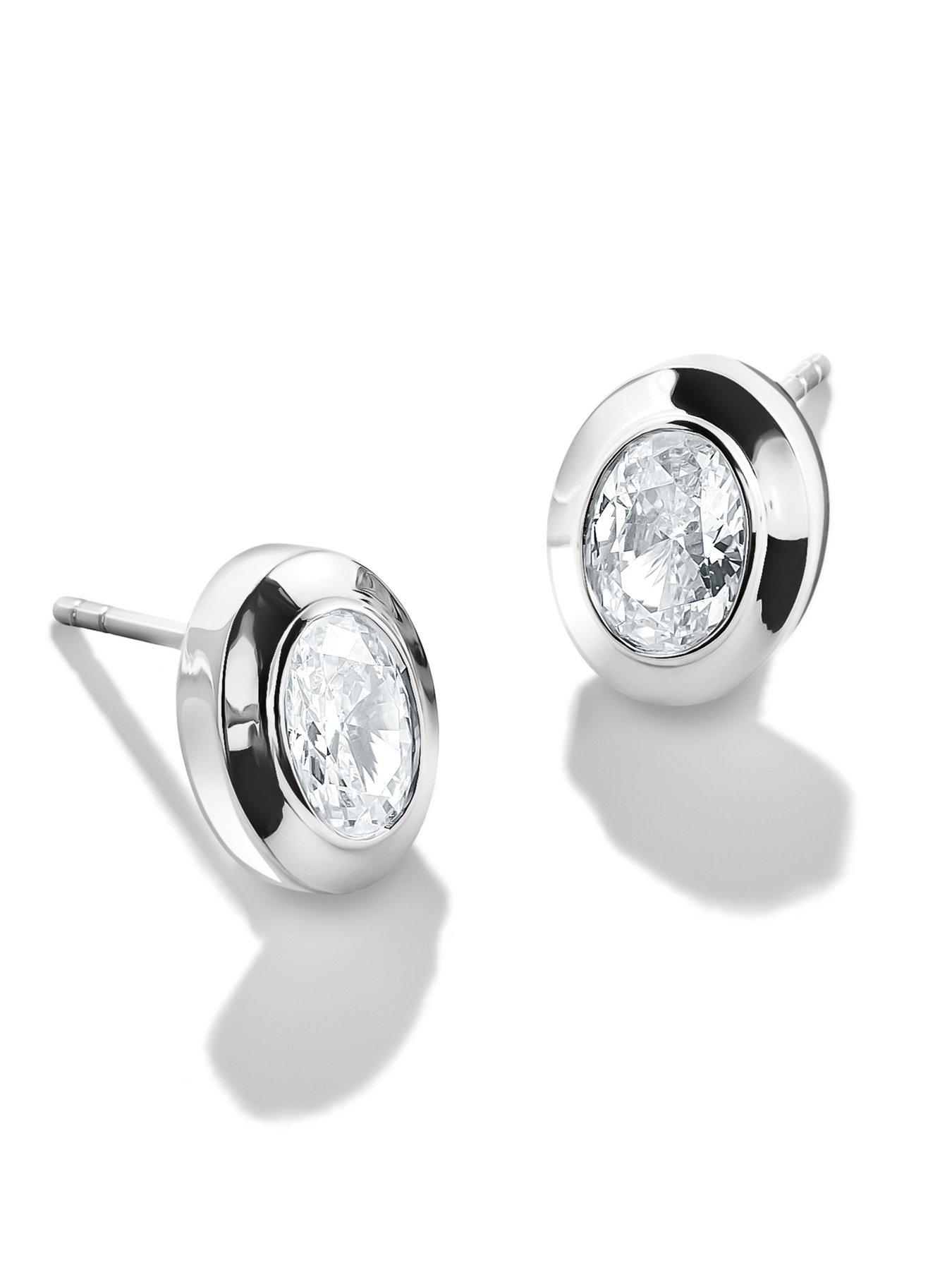stillFront image of thomas-sabo-bold-elegance-ear-studs-with-zirconia-stone