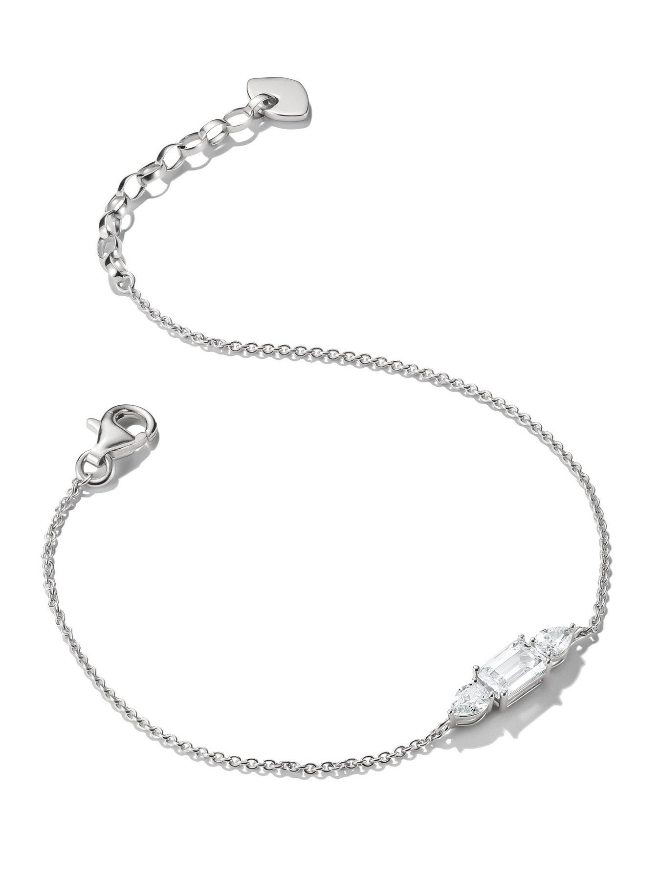 Image 2 of 3 of Thomas Sabo Bold Elegance bracelet with sparkling zirconia