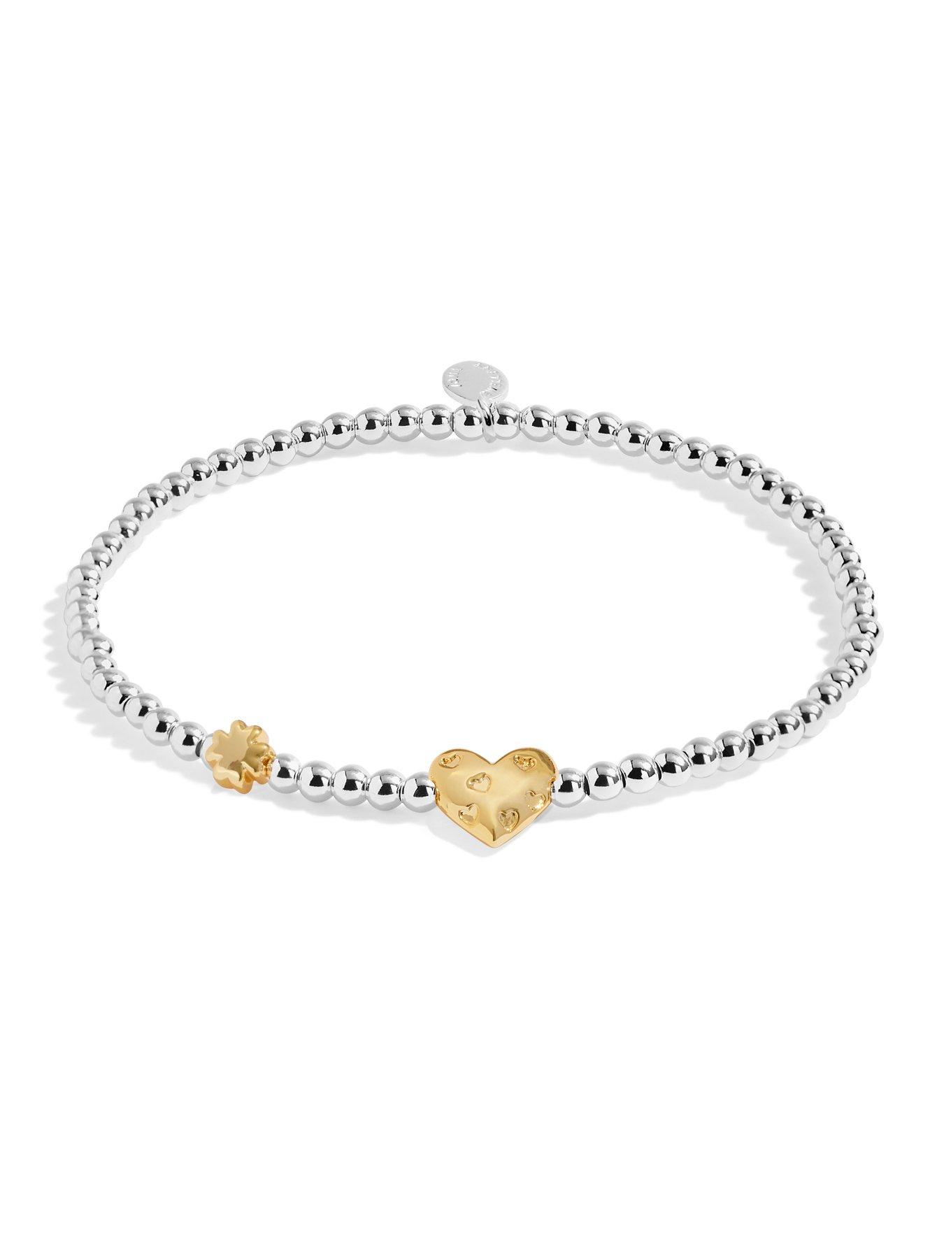 Image 3 of 5 of Joma Jewellery BIRTH MONTH A LITTLE , MARCH , Silver & Gold Plated , Bracelet , 17.5cm stretch