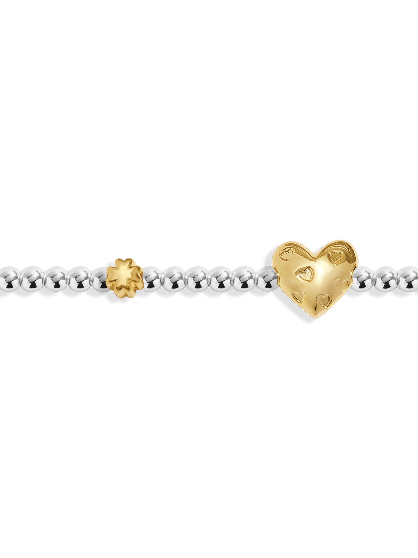 Image 4 of 5 of Joma Jewellery BIRTH MONTH A LITTLE , MARCH , Silver & Gold Plated , Bracelet , 17.5cm stretch