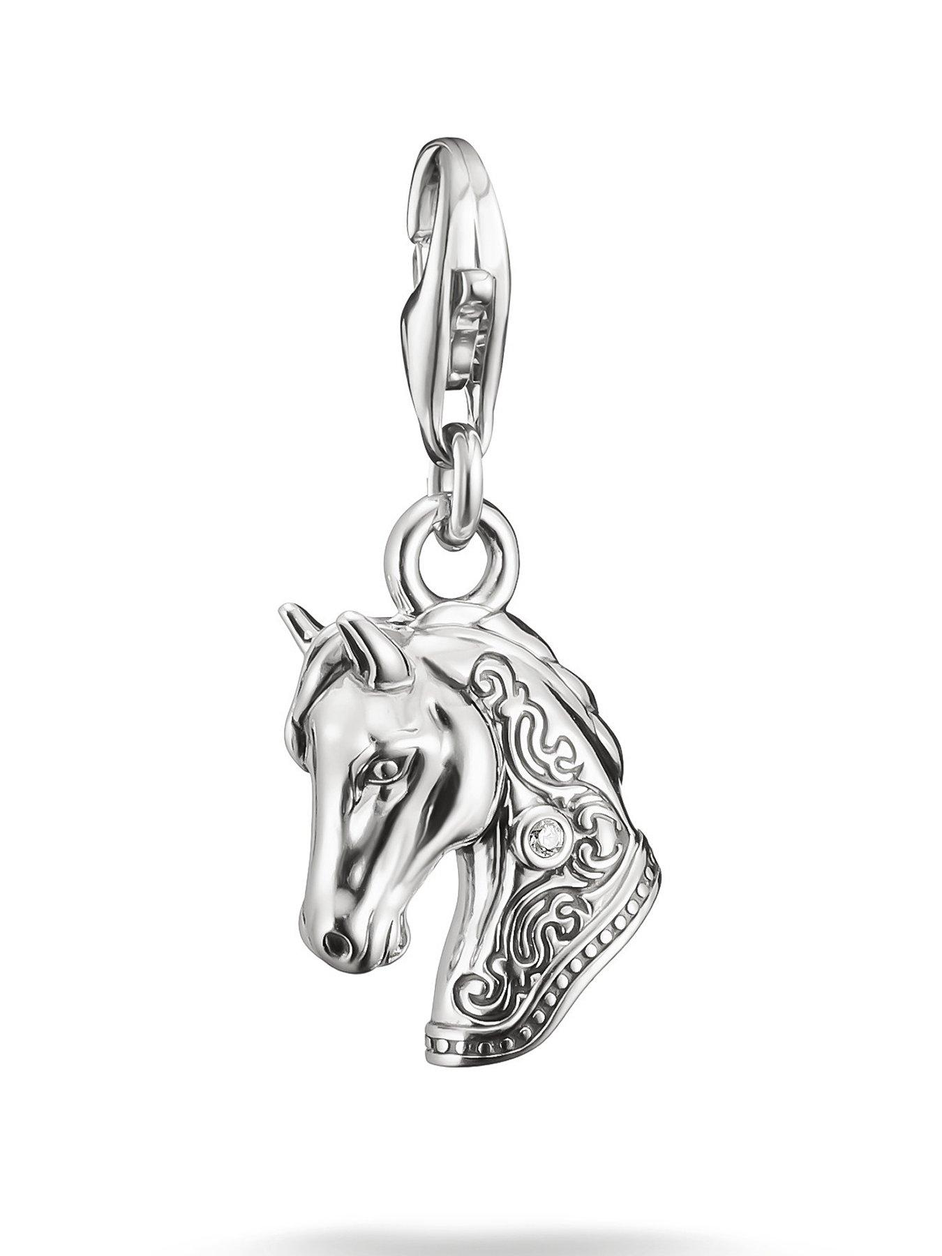 front image of thomas-sabo-charm-original-horse-head