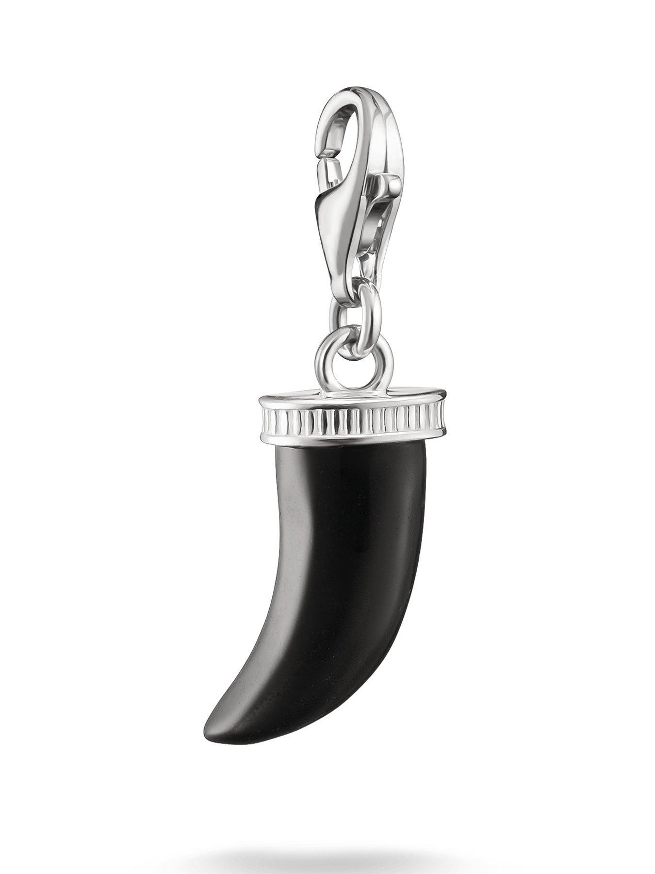 Thomas Sabo Charm Original Tooth Obsidian