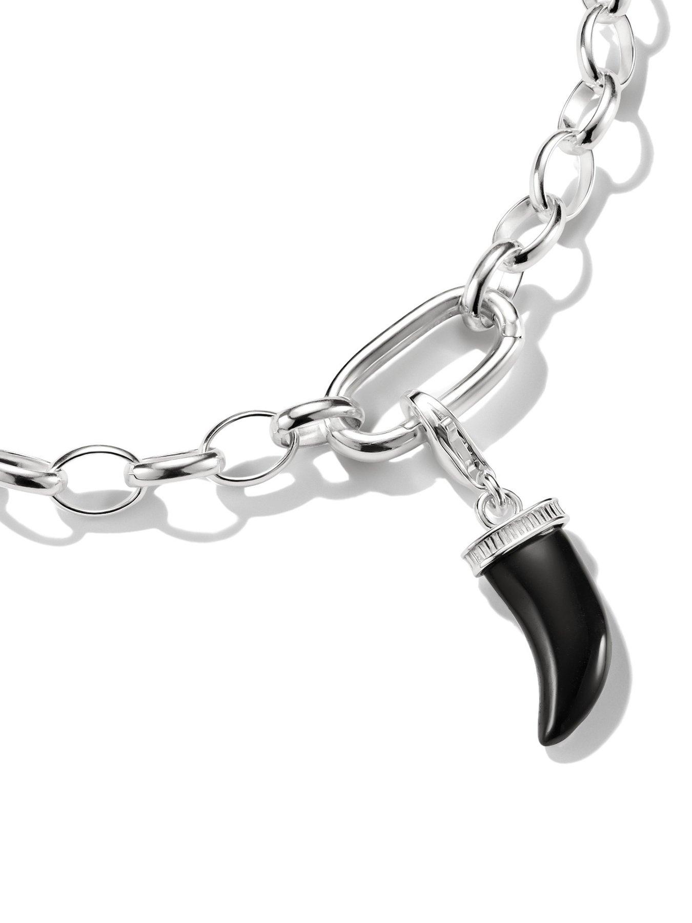 stillFront image of thomas-sabo-charm-original-tooth-obsidian