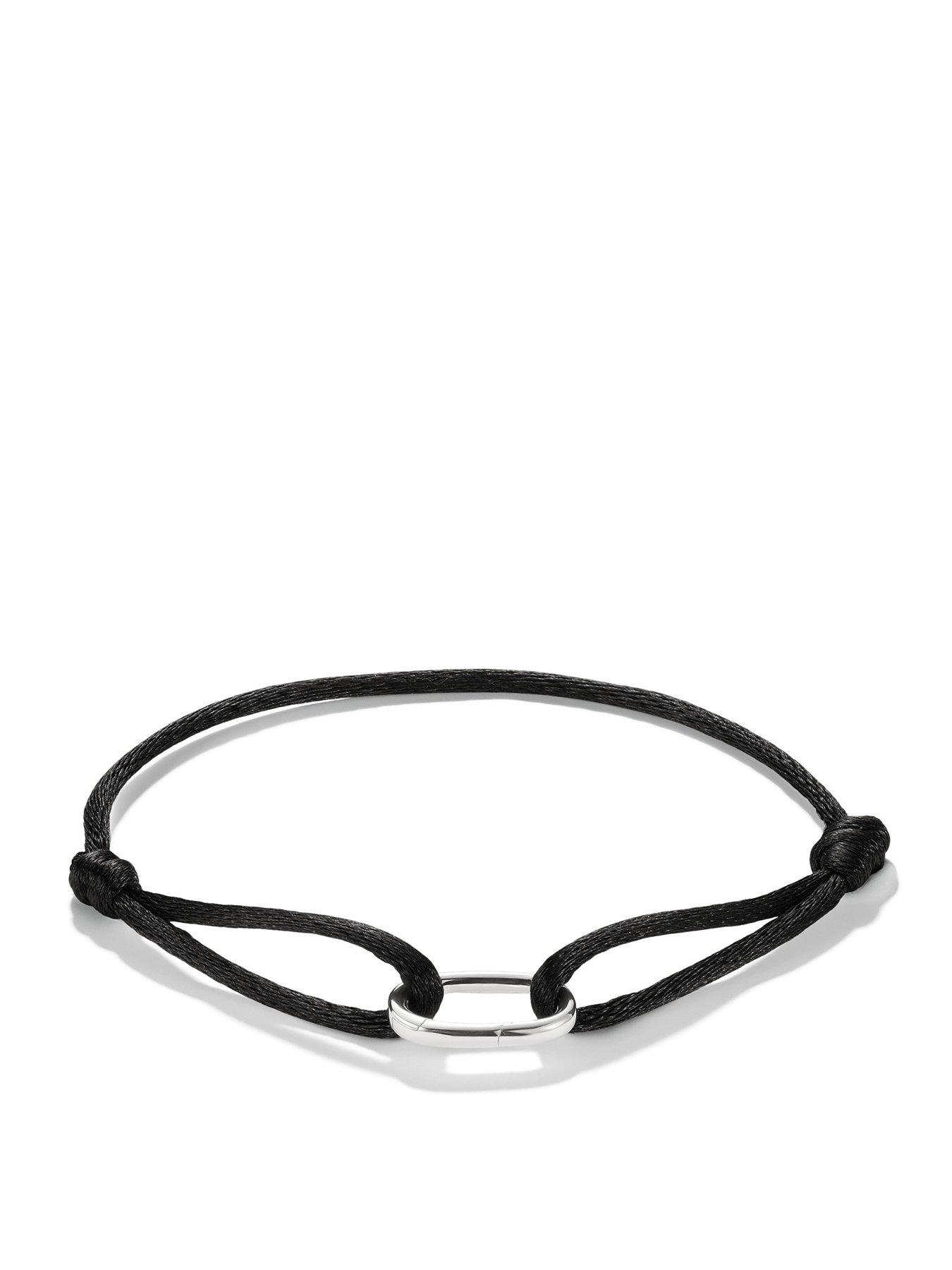 Thomas Sabo Charm Connect Textile Bracelet Black