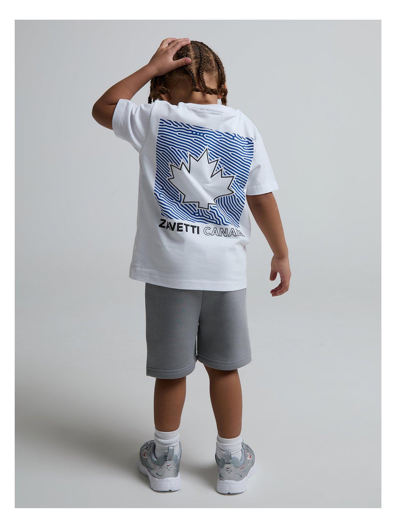 Image 2 of 5 of Zavetti Canada Younger Boys Matera 2.0 Tshirt &amp; Shorts Set&nbsp; - Multi