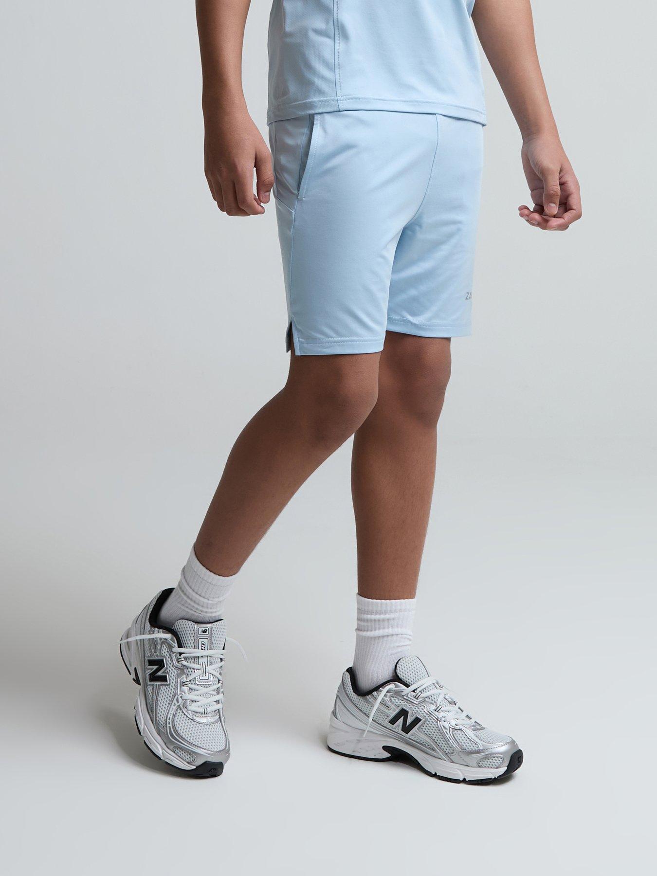 Zavetti Canada Boys Fallonino Co-ord Cargo Shorts - Light Blue