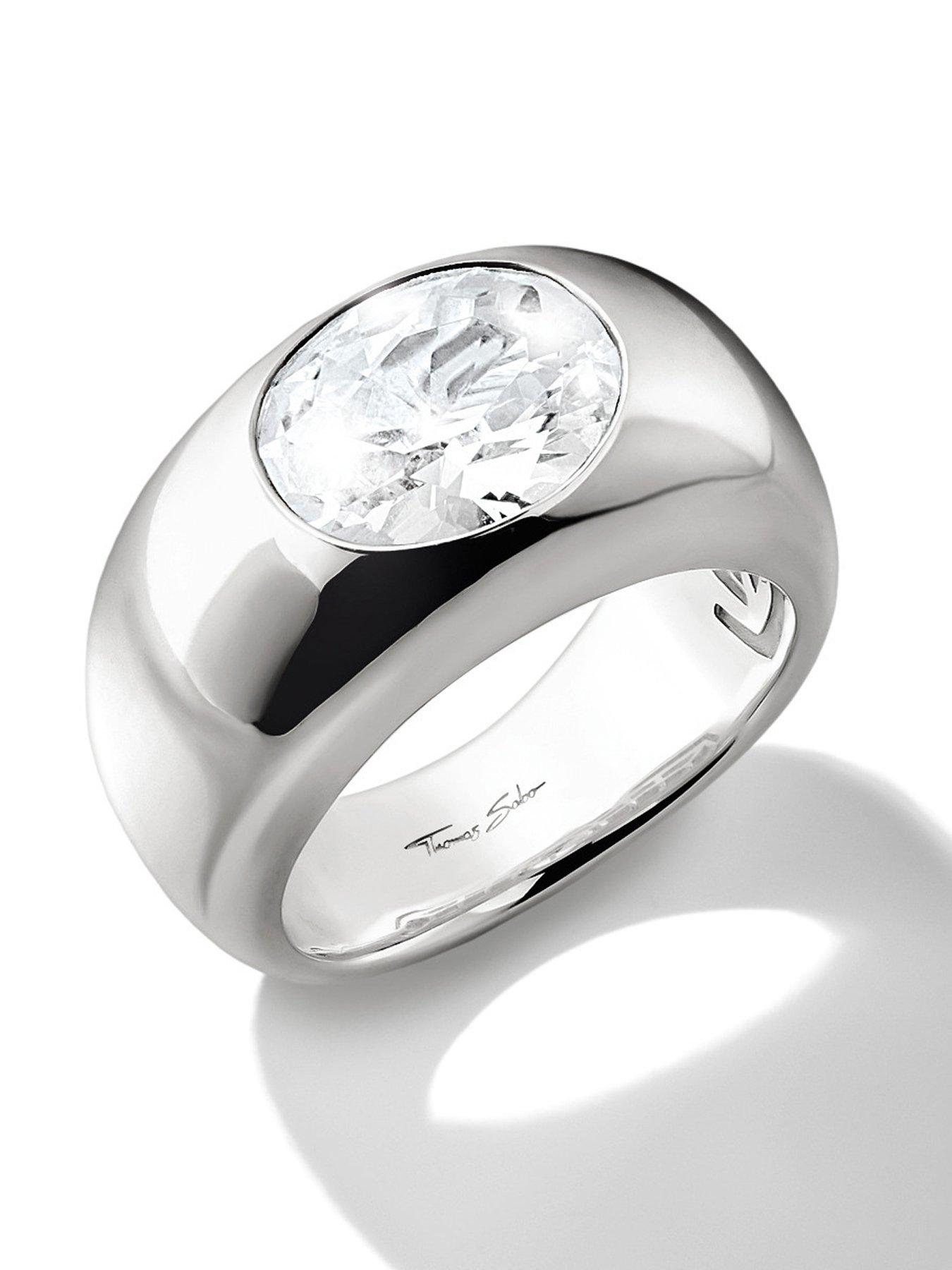 Thomas Sabo Bold Elegance ring with centre stone