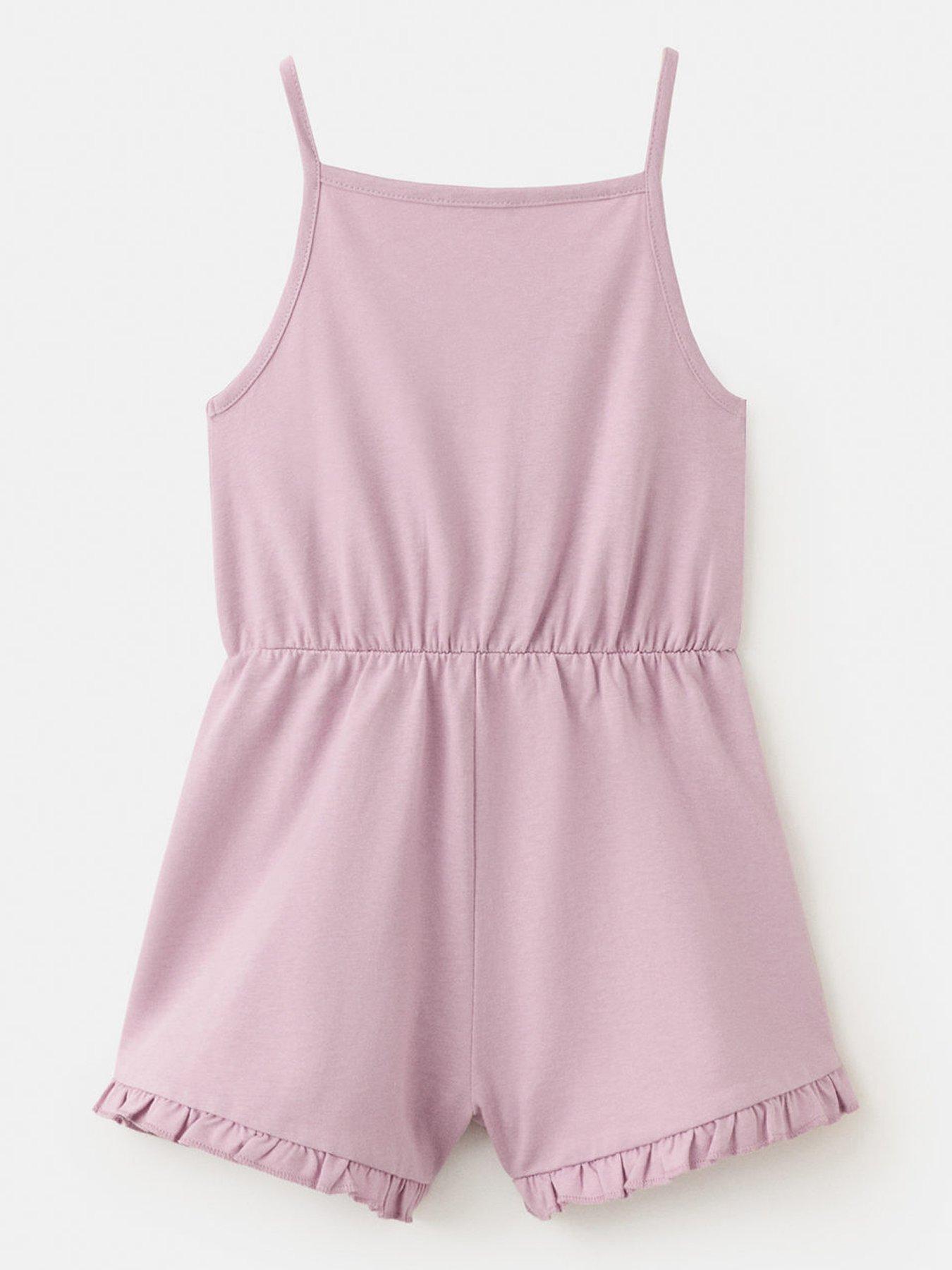 Image 2 of 4 of Mango Younger Girls Playsuit - Light Purple