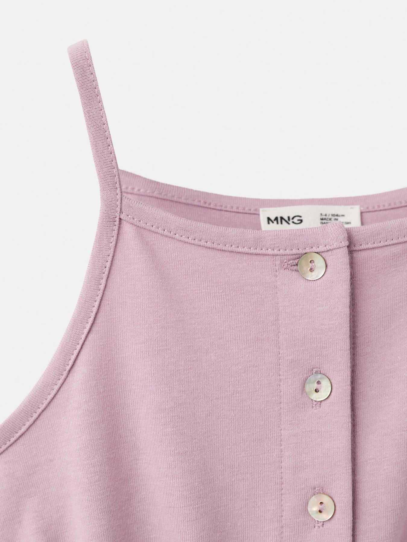 Image 4 of 4 of Mango Younger Girls Playsuit - Light Purple