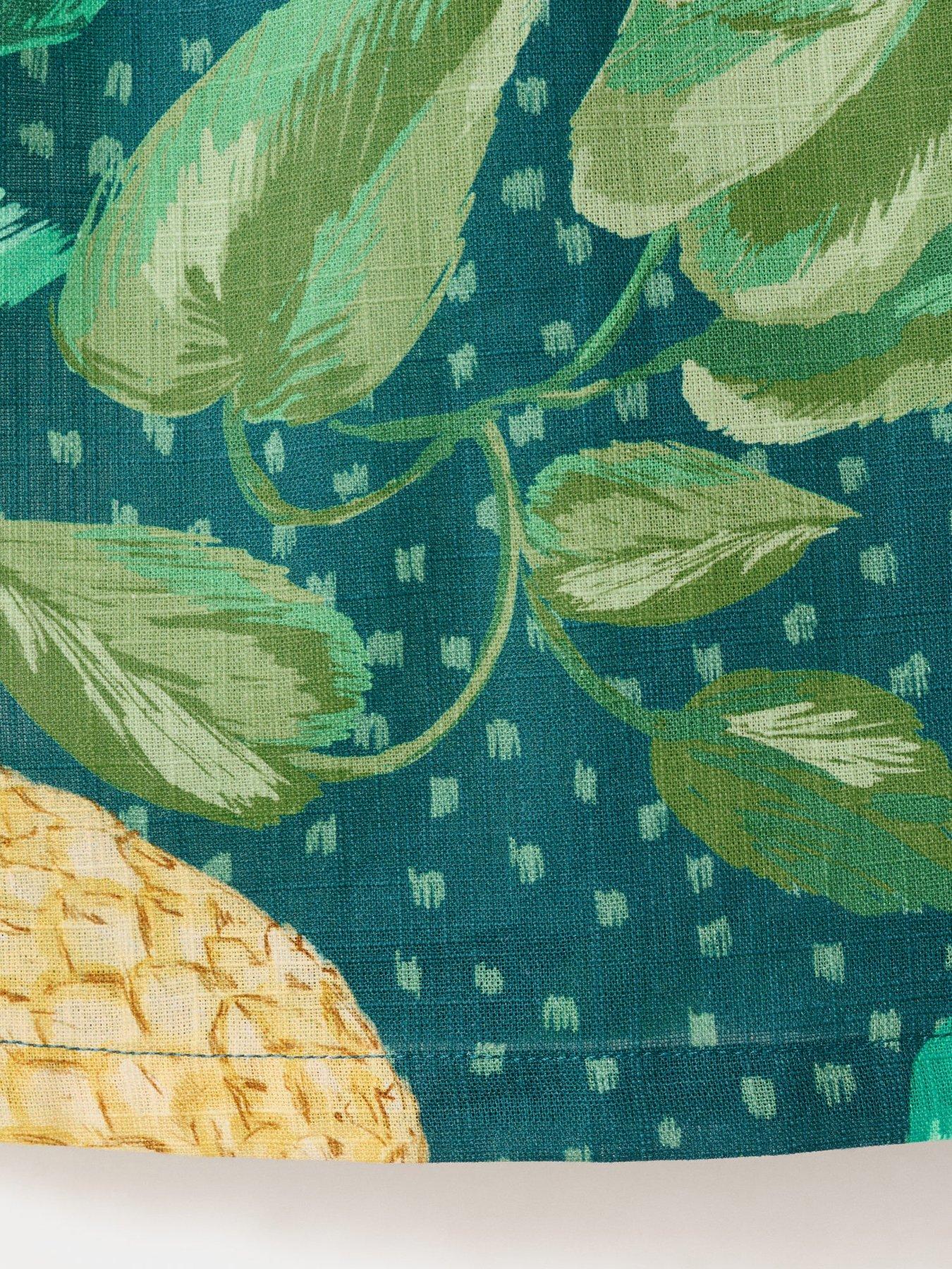 Image 4 of 6 of Mango Younger Girls Floral Dress - Green
