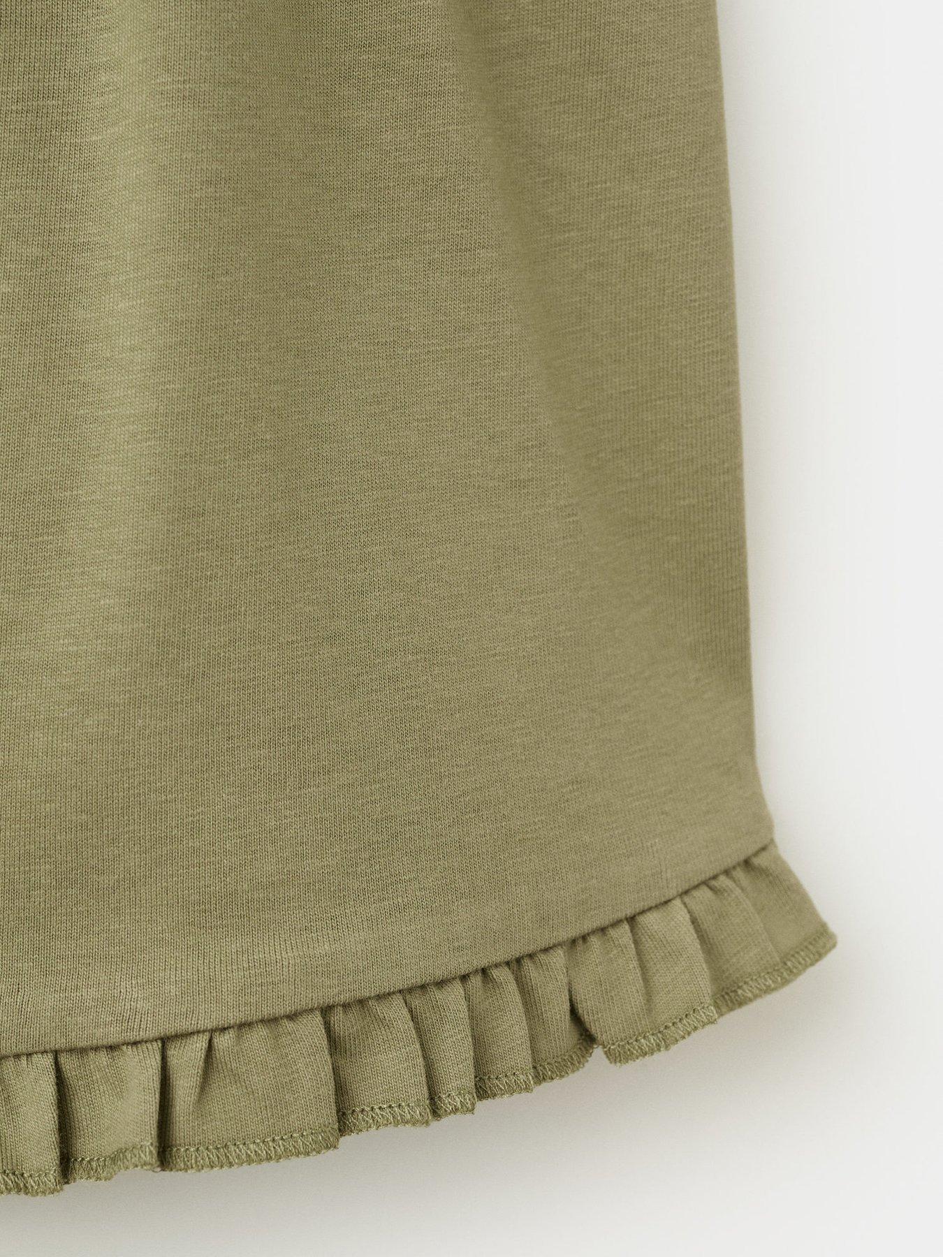 Image 4 of 4 of Mango Younger Girls Playsuit - Khaki