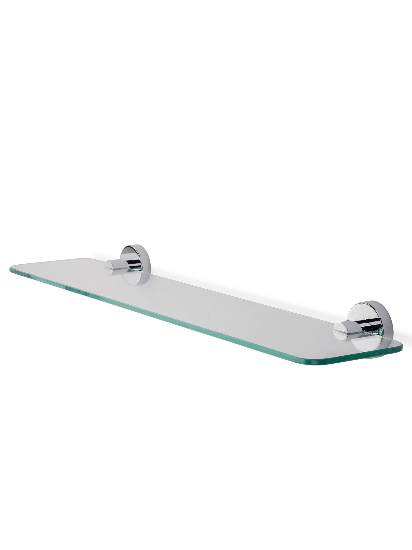  image of croydex-metra-glass-shelf-with-flexi-fix-brackets